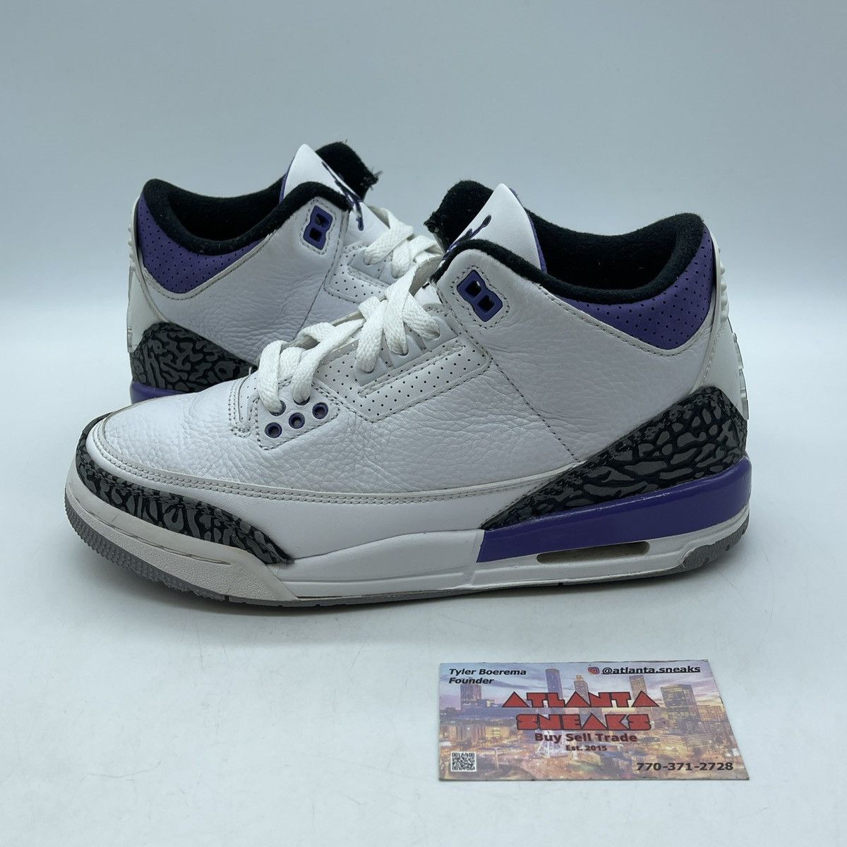 Jordan Brand Air Jordan 3 dark iris Size US 6 / EU 39 - 1 Thumbnail
