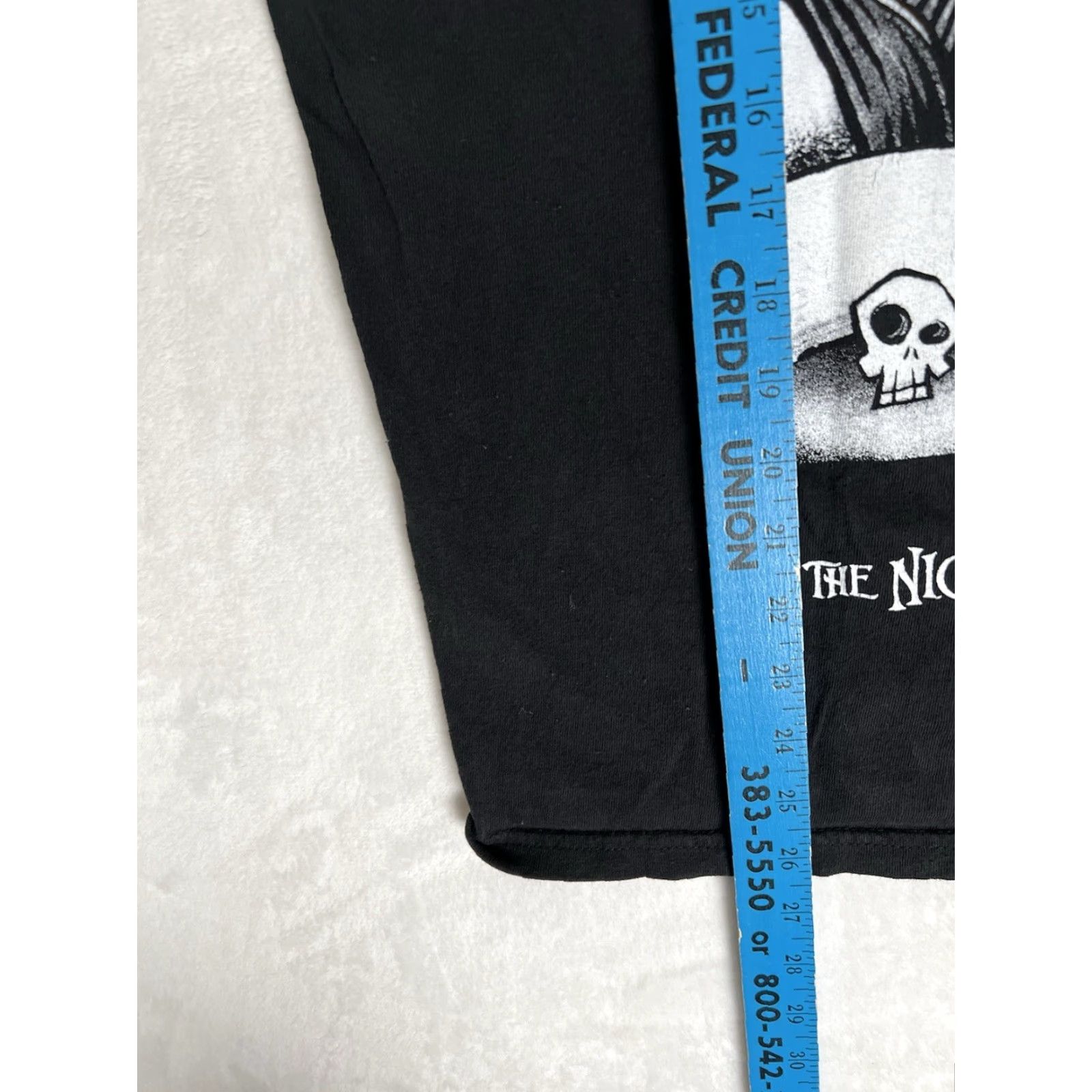 Disney VINTAGE Disney The Nightmare Before Christmas T-Shirt L Black Unisex Adults Short Sleeve Christmas 90s Halloween Graphic Size US L / EU 52-54 / 3 - 5 Thumbnail