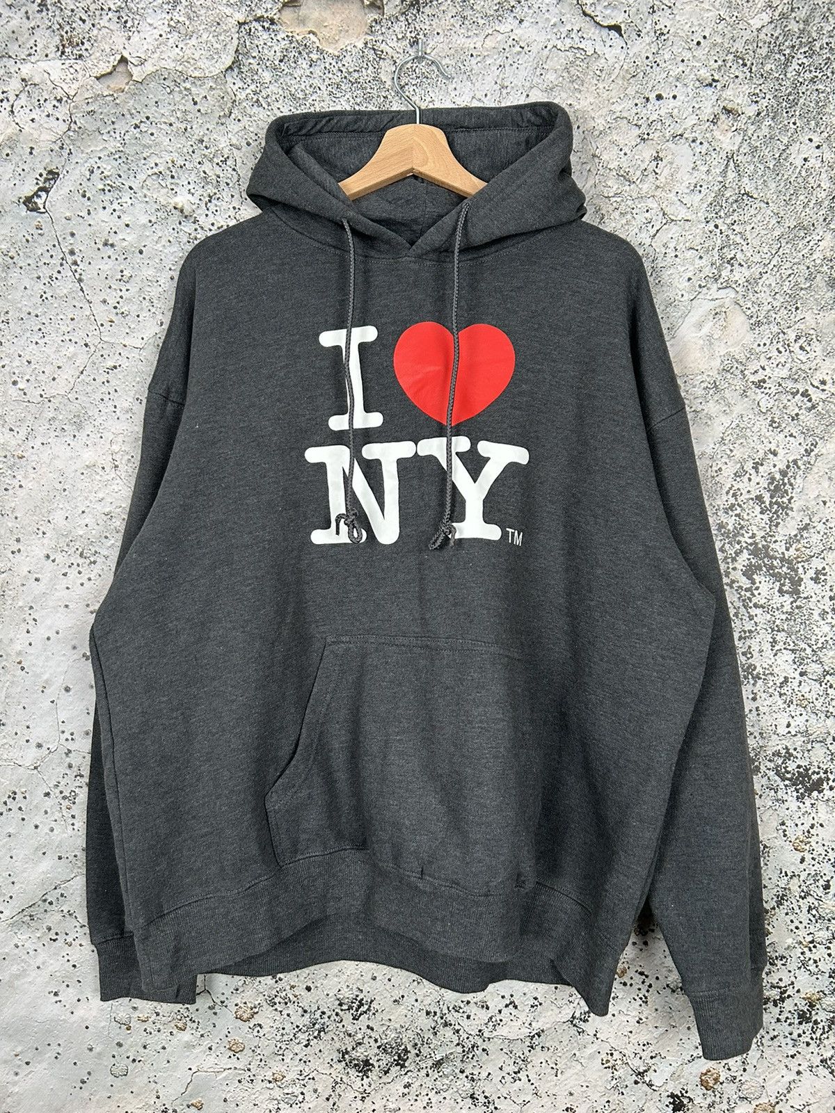 Vintage Vintage New York City Boxy Hoodie Streetwear 90s Hype Size US XL / EU 56 / 4 - 1 Thumbnail