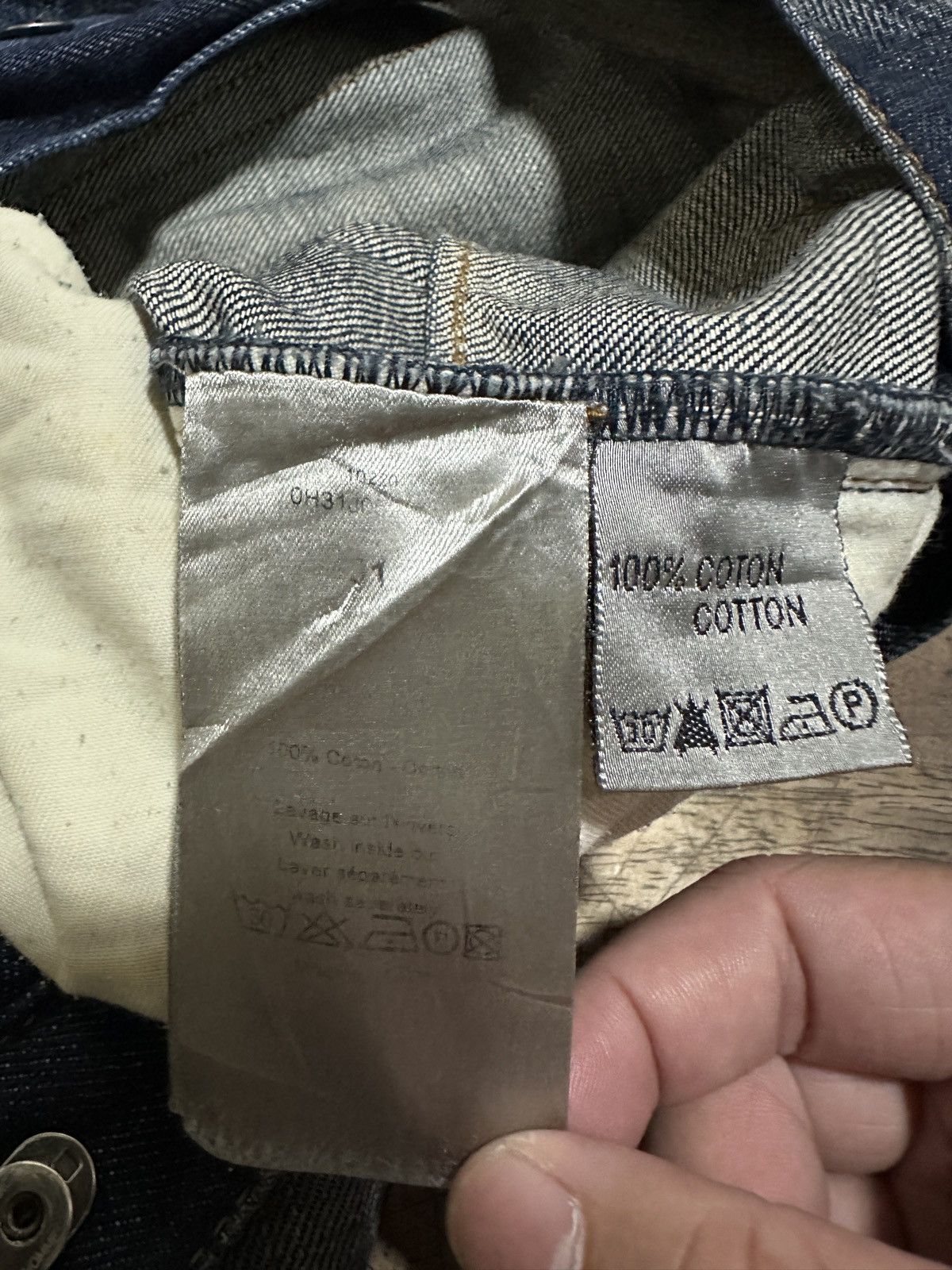 Dior AW10 Dior Homme “Under My Truck” distressed denim jeans Size US 31 - 15 Thumbnail