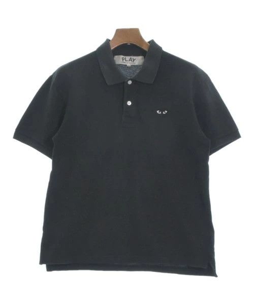 COMME des GARCONS Play Cotton Polo buy with Black Emblem