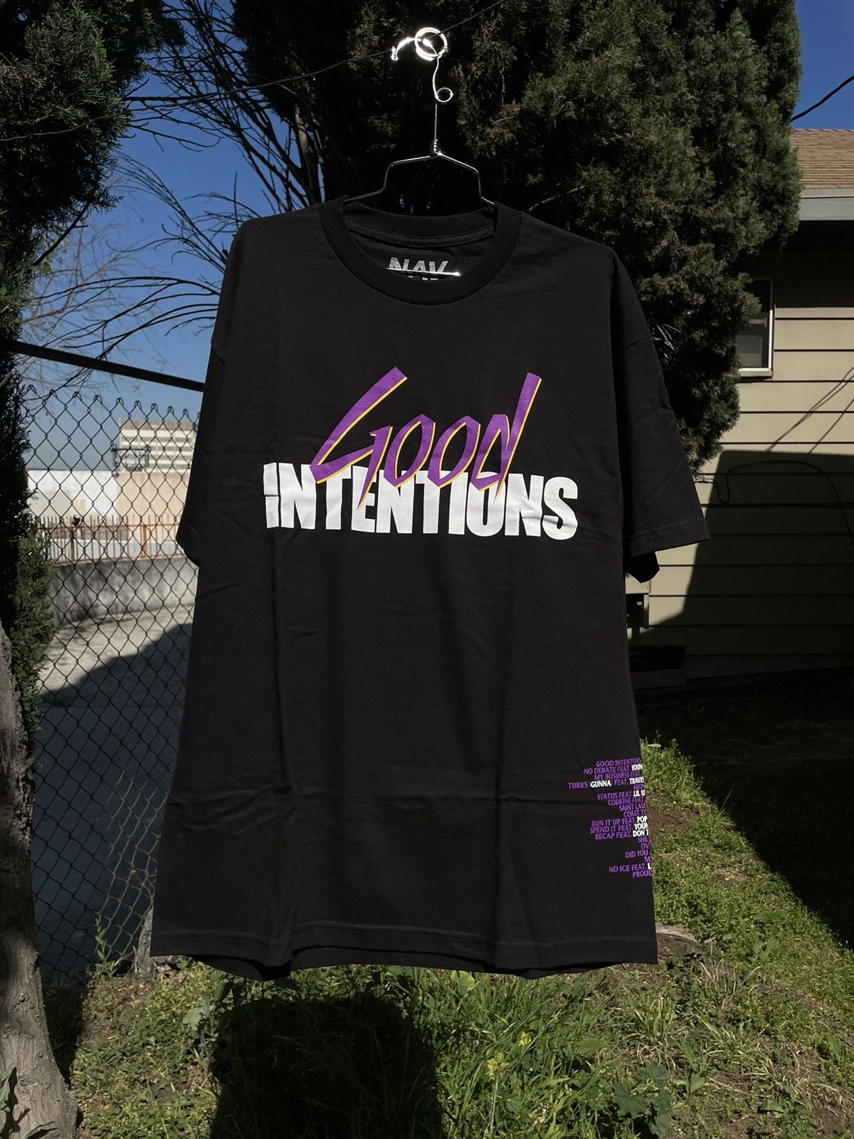 Vlone Doves Black Tee | Grailed