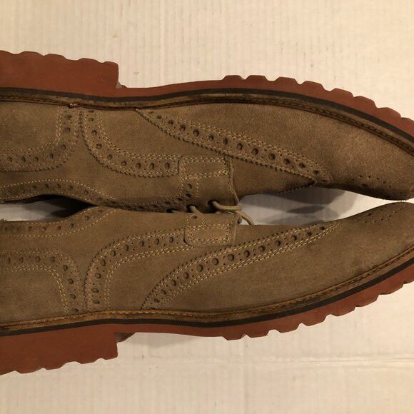 1901 1901 men's tan leather suede Oxford shoes size: 12M Size US 12 / EU 45 - 4 Thumbnail