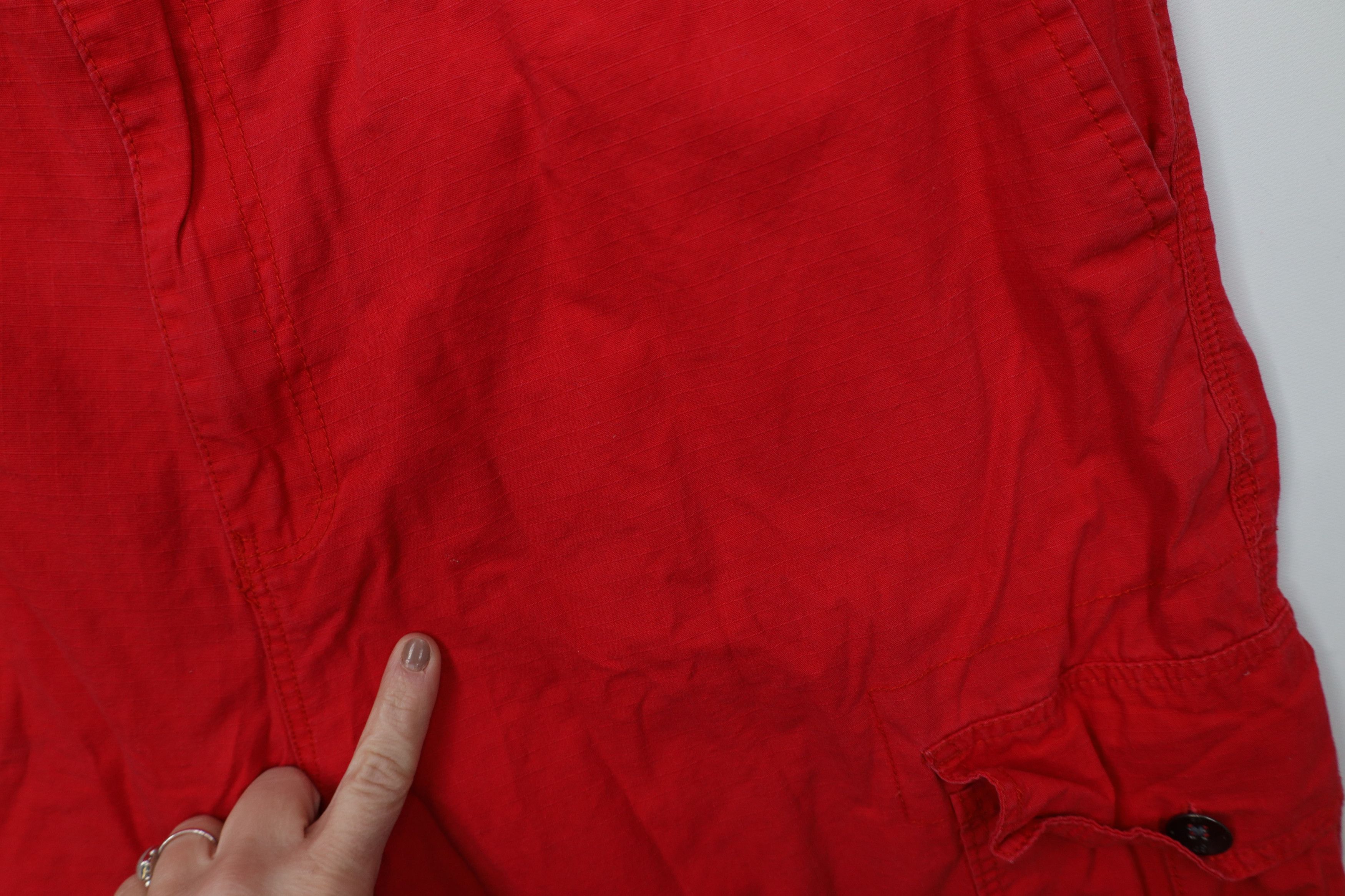 Southpole Vintage 90s Y2K Southpole Ripstop Fatigue Cargo Shorts Red Size US 42 / EU 58 - 5 Thumbnail