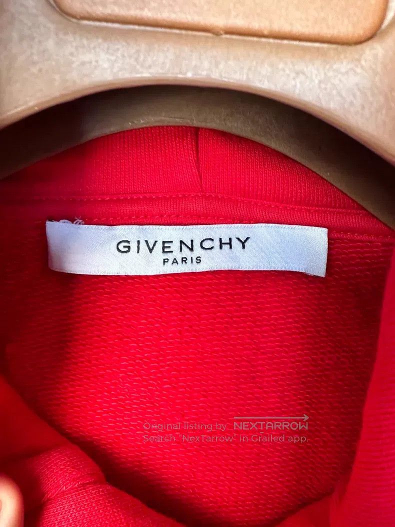 Givenchy Givenchy Black and Red Patchwork Hoodie Size US L / EU 52-54 / 3 - 5 Thumbnail