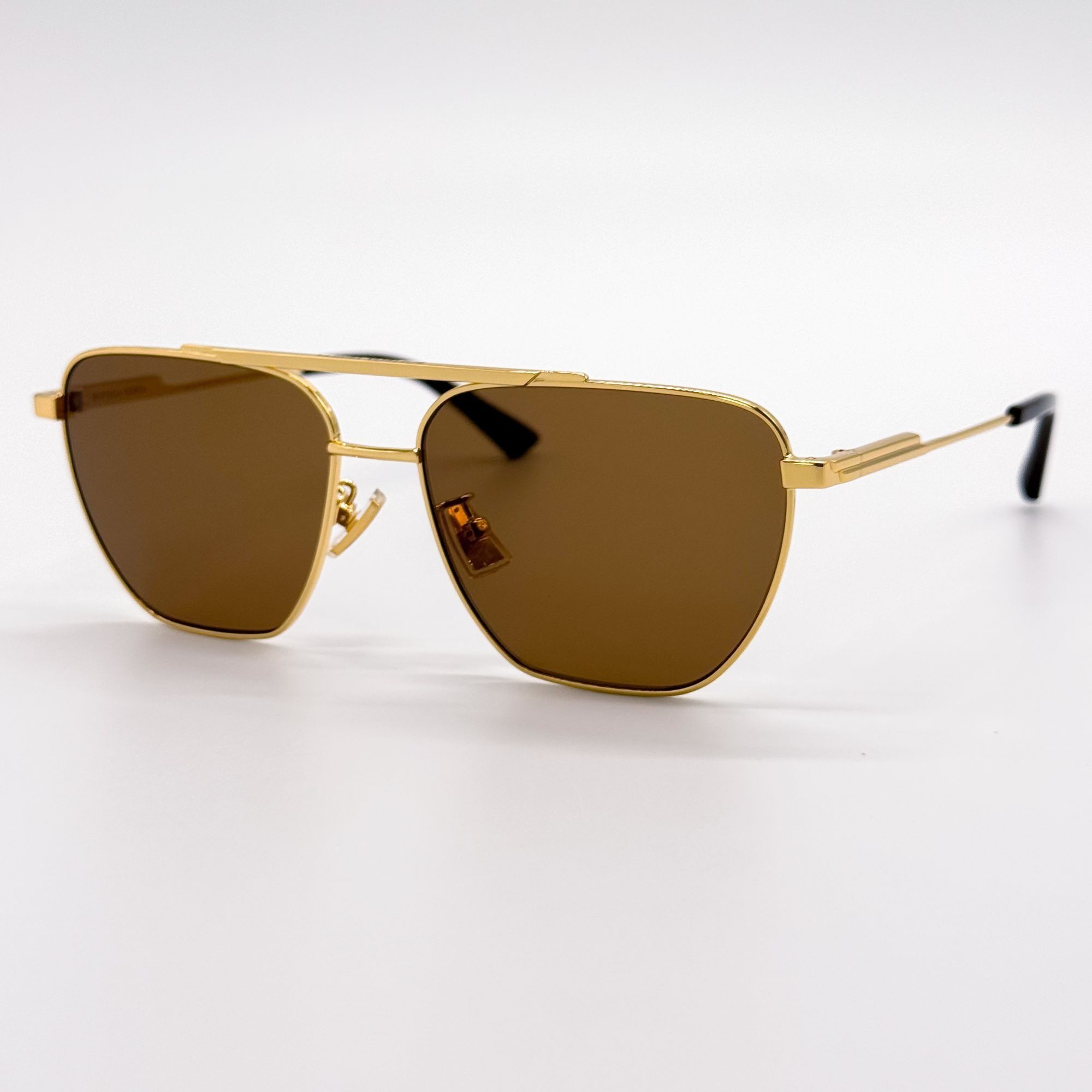 Bottega Veneta NEW BOTTEGA VENETA SUNGLASSES BV1236S 002 UNISEX GOLD Size ONE SIZE - 1 Thumbnail