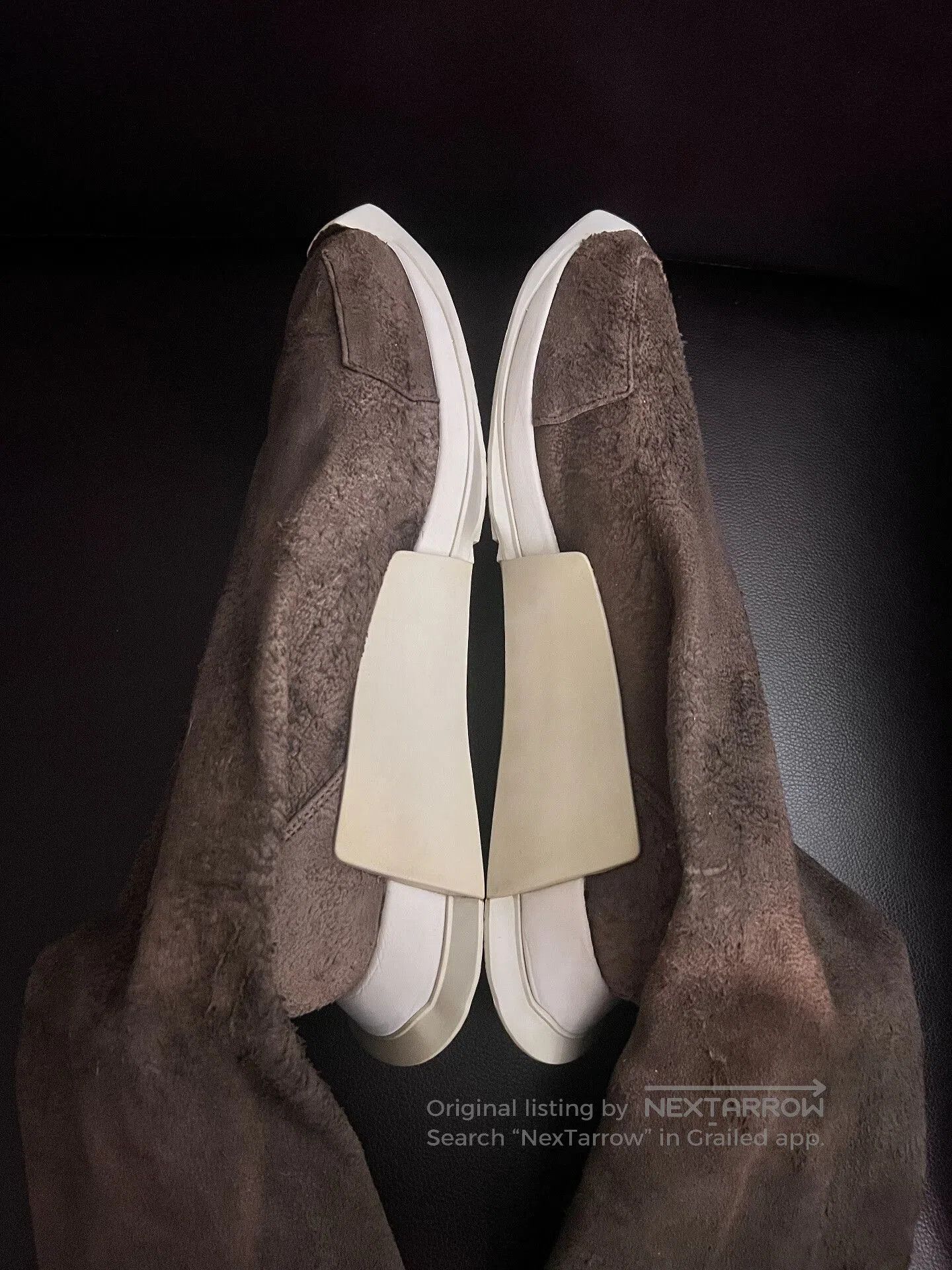 Rick Owens Rick Owens Glitter Suede High Top Boots. Size US 12 / EU 45 - 3 Thumbnail