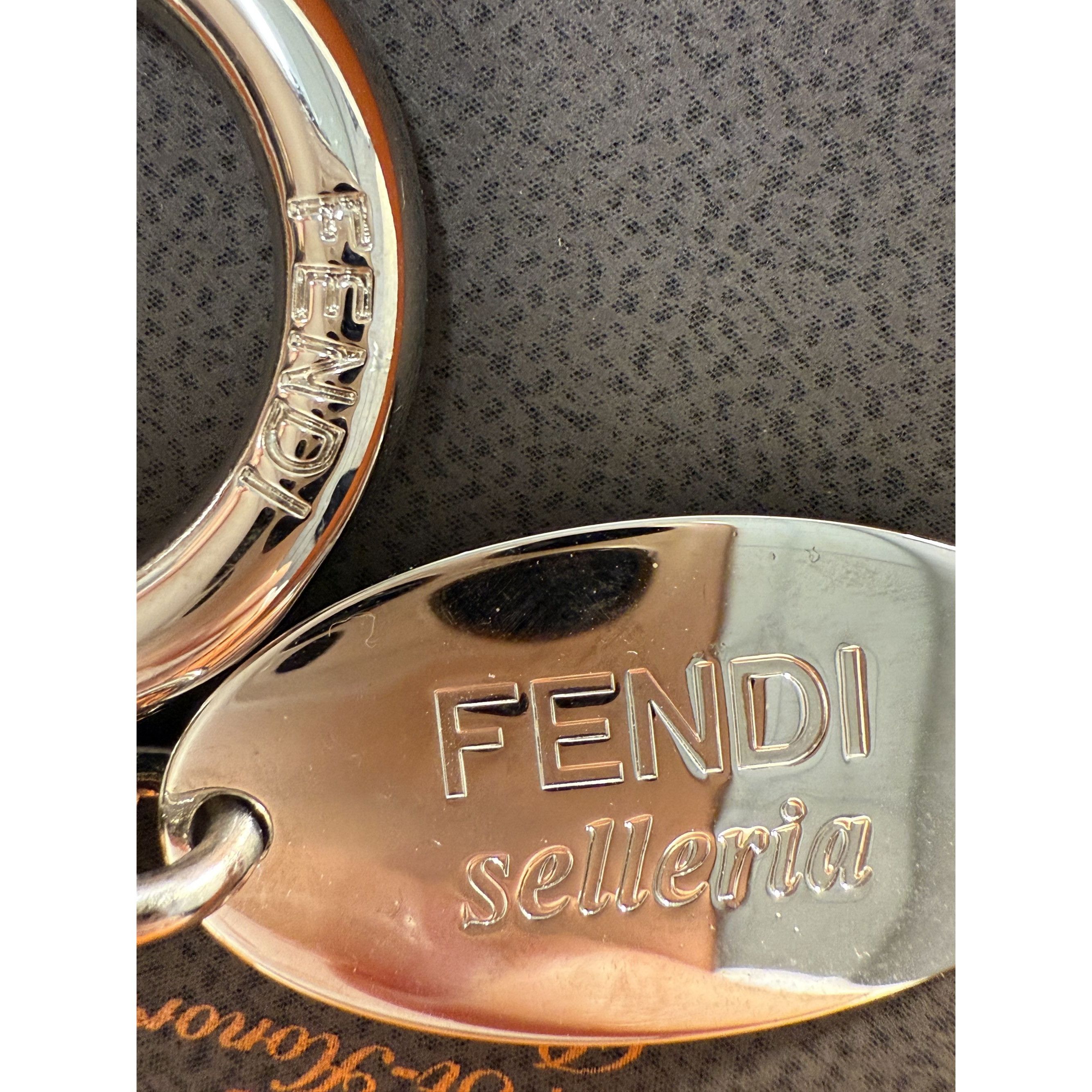 Fendi Fendi Selleria Genuine Fur Pom Pom Keychain Bag Charm Made I Size ONE SIZE - 3 Thumbnail