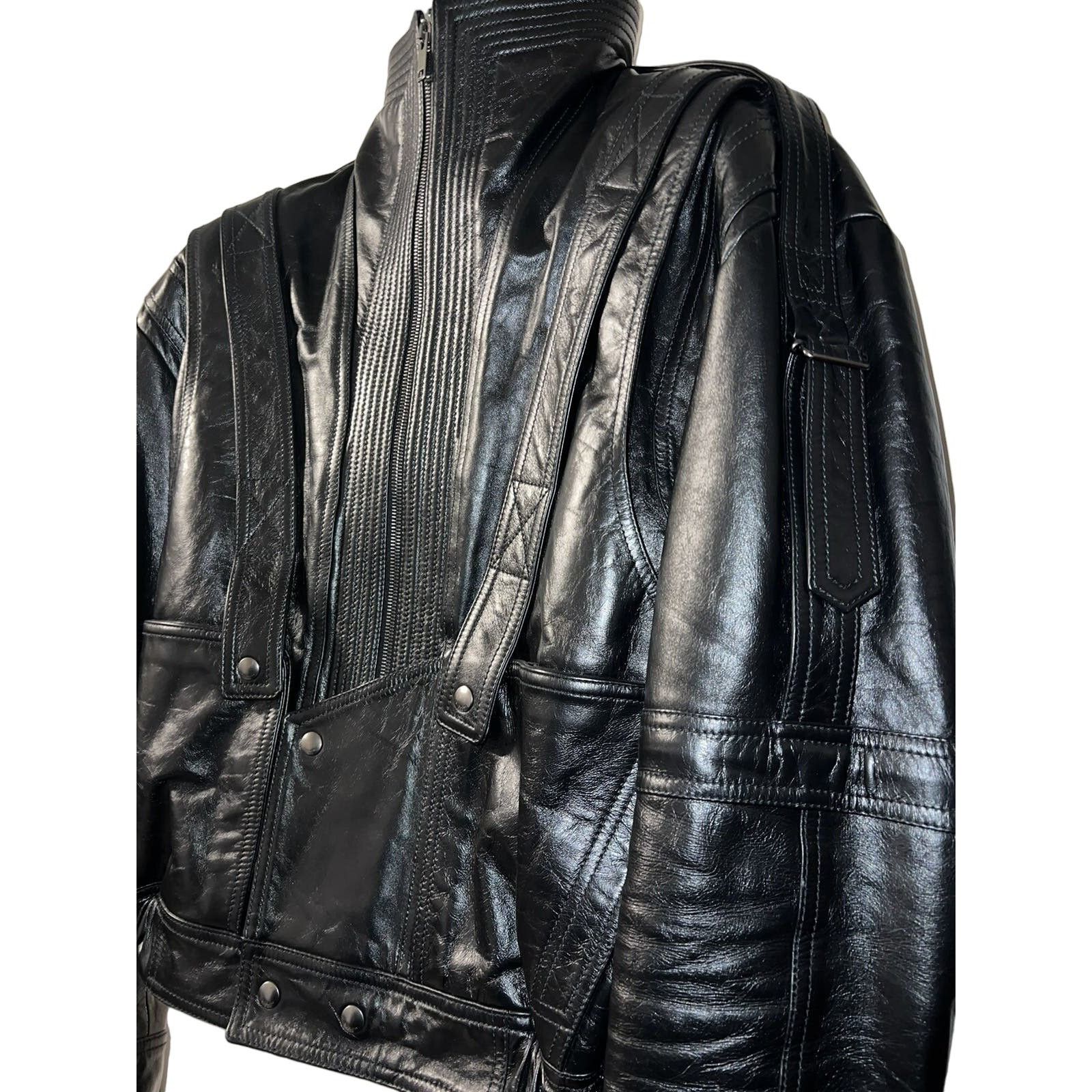 Givenchy Givenchy Calfskin Leather Bomber Size US M / EU 48-50 / 2 - 5 Thumbnail