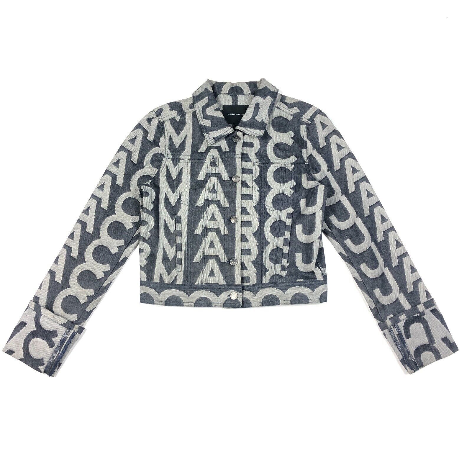 Marc Jacobs Marc Jacobs Denim Jacket Size XS Dark Blue Designer B7 Size XS / US 0-2 / IT 36-38 - 1 Thumbnail