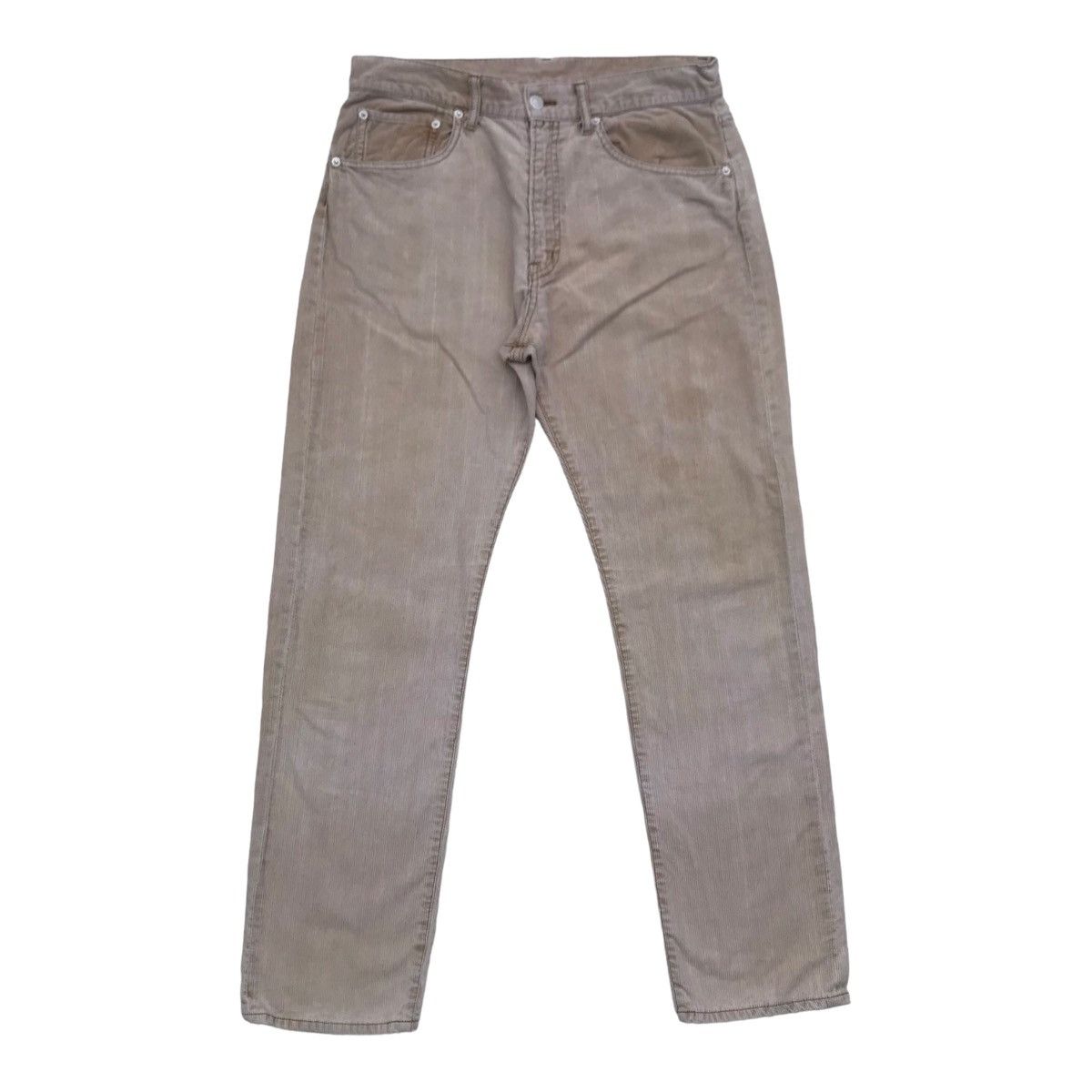 GOODENOUGH Goodenough Japan Streetwear Corduroy Faded Pants Size US 32 / EU 48 - 2 Thumbnail