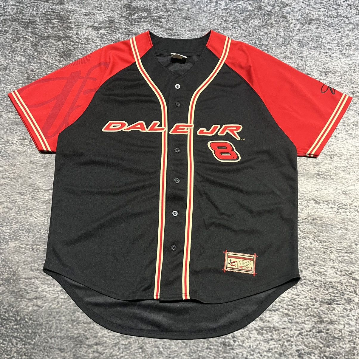 Chase Authentics Vintage Dale Earnhardt Jr #8 Baseball Jersey NASCAR Racing Size US L / EU 52-54 / 3 - 3 Thumbnail