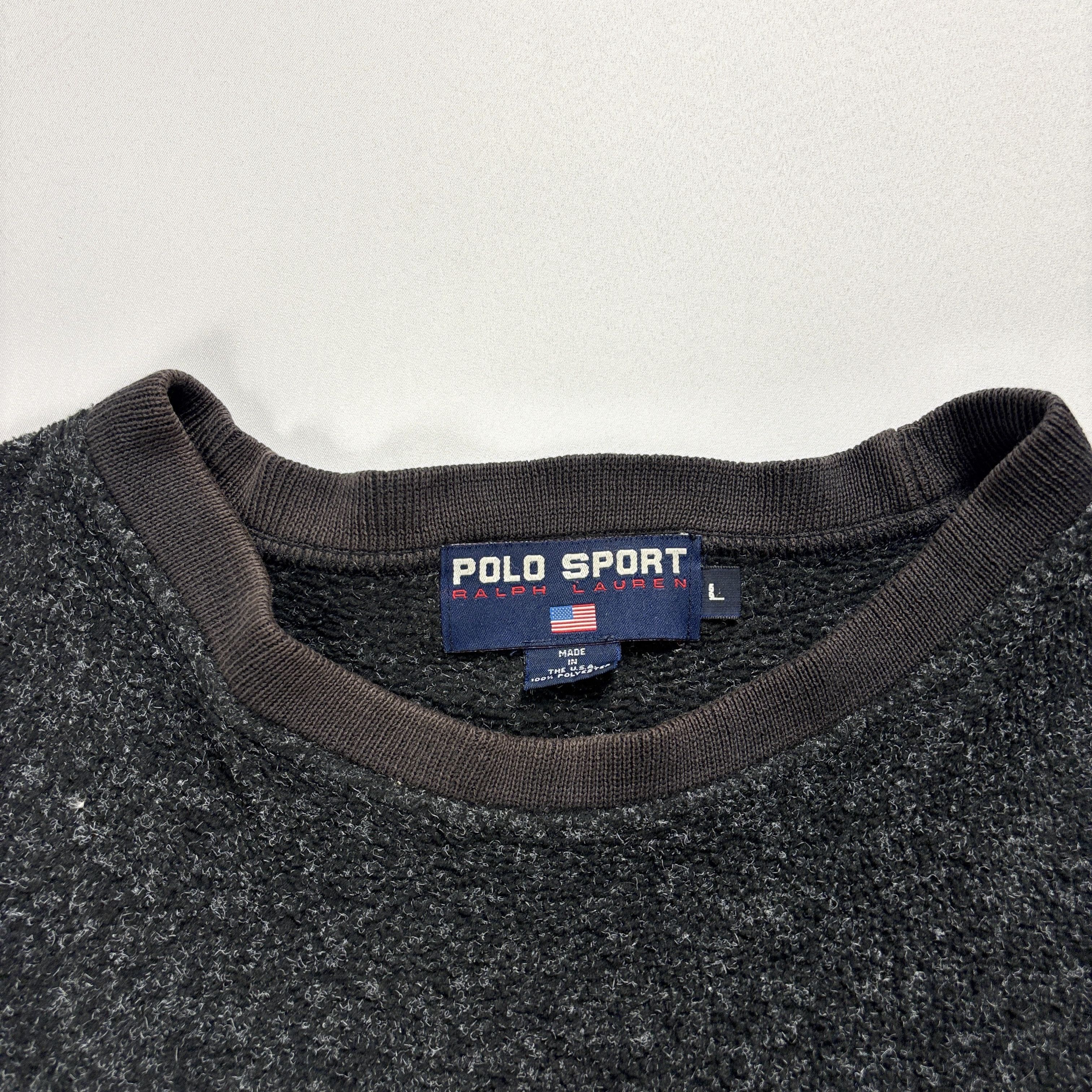 Polo Ralph Lauren VTG Polo Sport Ralph Lauren Mens Fleece Pullover Sweater L Size US L / EU 52-54 / 3 - 4 Thumbnail
