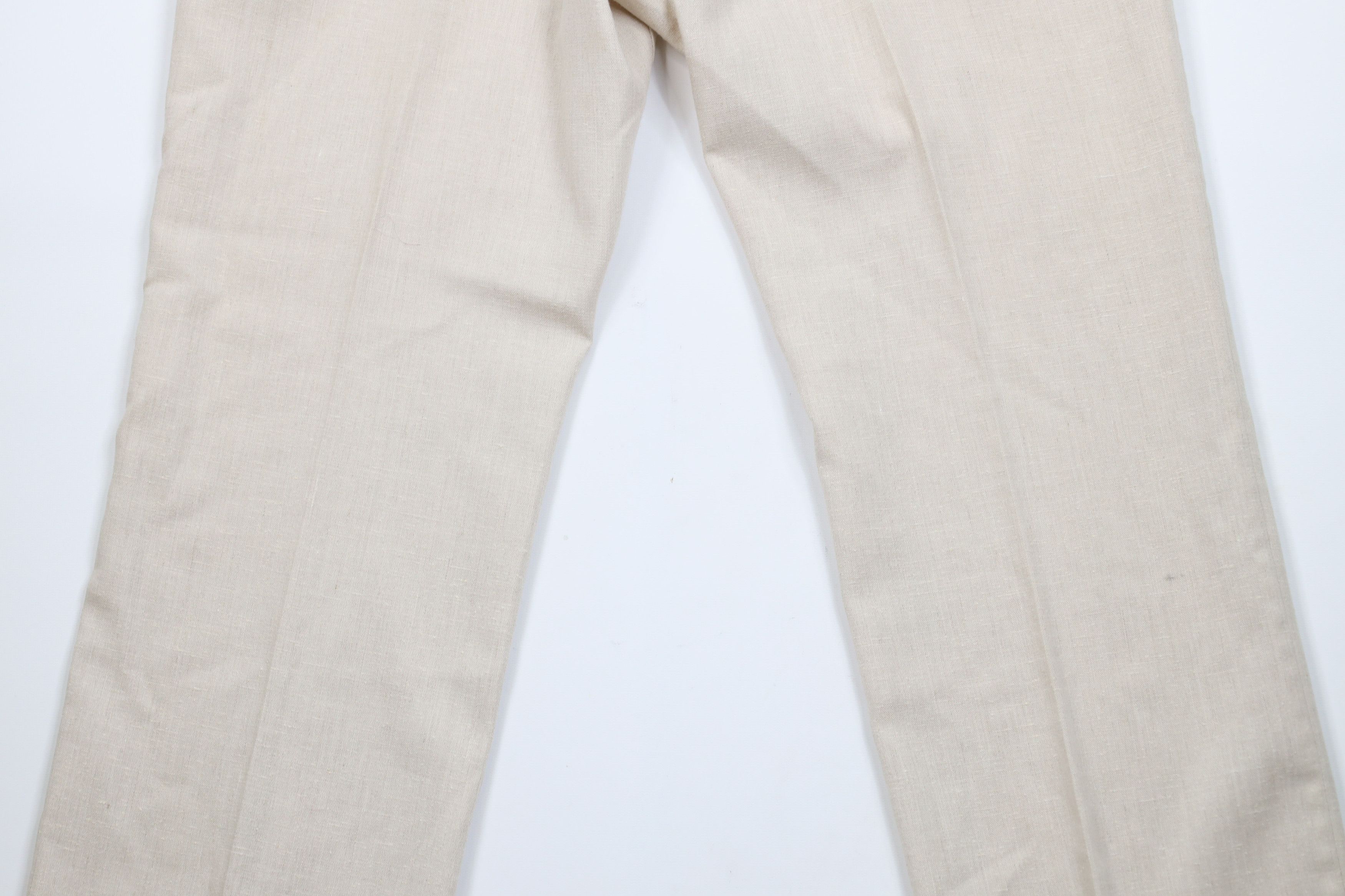 Vintage Vintage 70s Streetwear Fleck Linen Wide Leg Chino Pants USA Size US 36 / EU 52 - 13 Thumbnail
