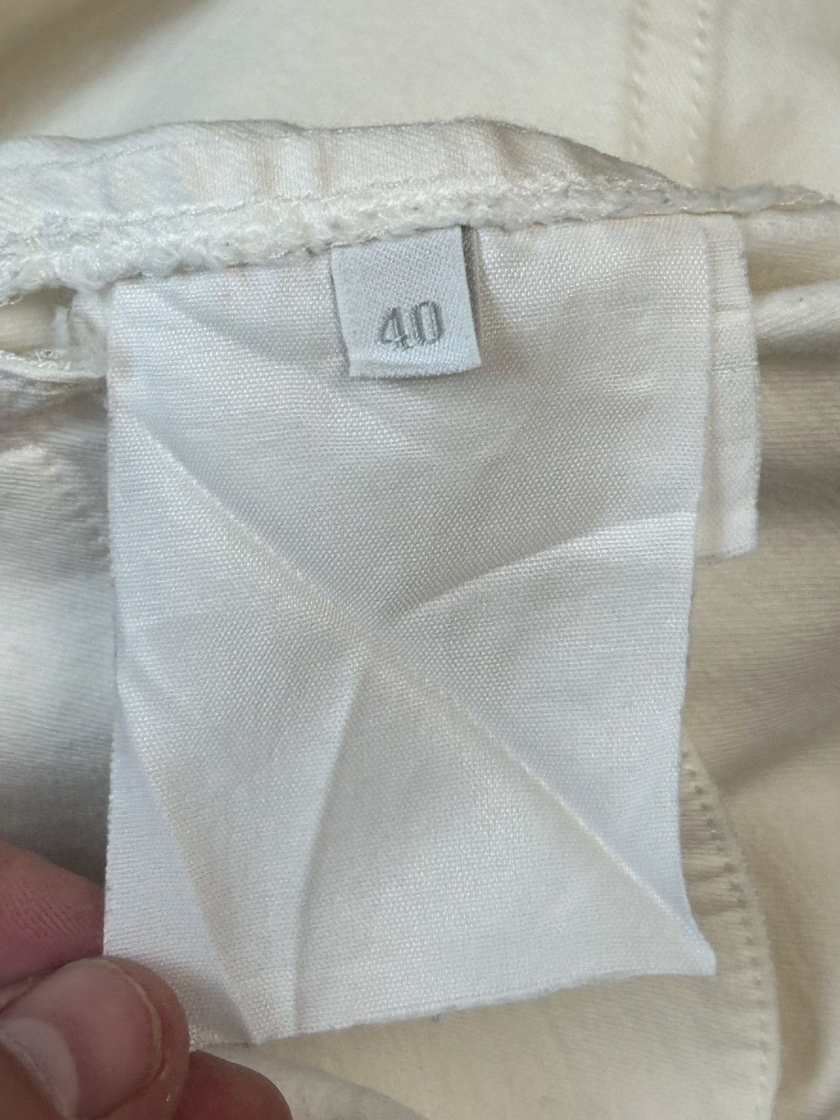 Prada × Vintage Luxury Prada White Stretch Jeans Denim Size 40" / US 18 - 15 Thumbnail