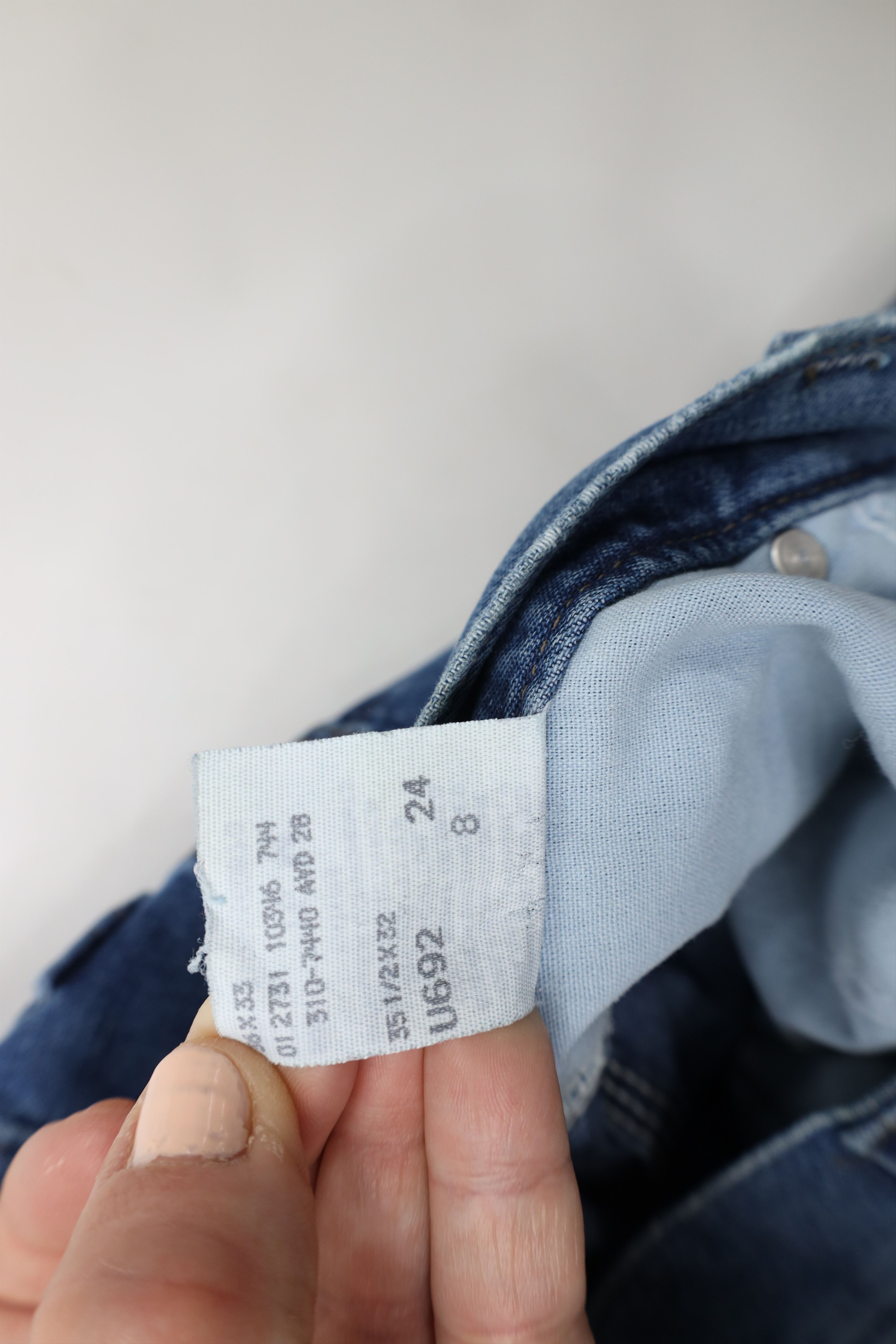 Lee × Vintage Vintage 90s Lee Rivet Wide Leg Dungaree Denim Jeans Blue Size 38" / US 16 / IT 52 - 9 Thumbnail