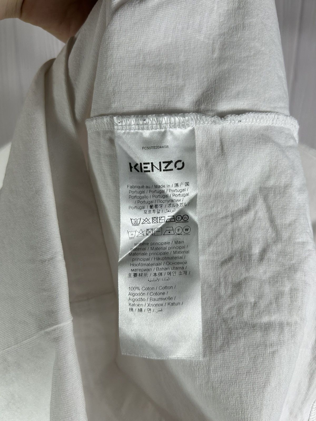 Kenzo KENZO Hommage Big Logo White T-Shirt Size XS Size US XS / EU 42 / 0 - 8 Thumbnail