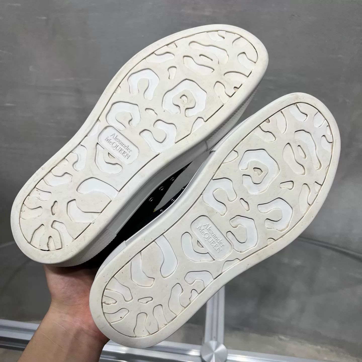 Alexander McQueen Alexander McQueen Canvas Sneaker Black & White 38 Size US 7.5 / IT 37.5 - 7 Thumbnail