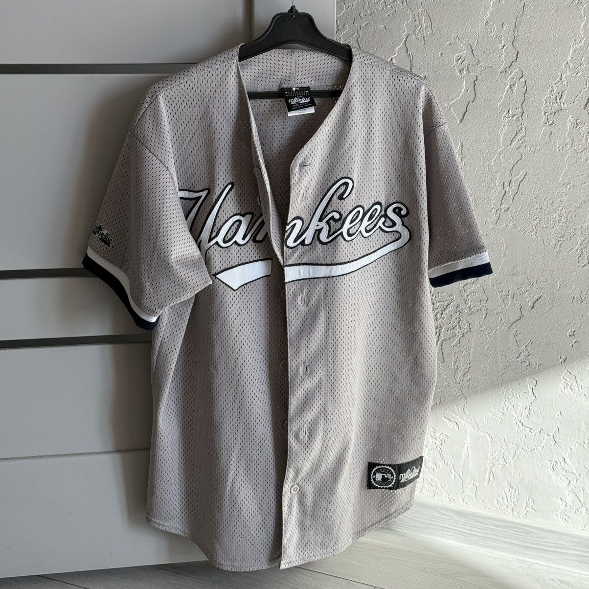 Majestic Vintage Majestic New York Yankees Jersey Size US M / EU 48-50 / 2 - 2 Thumbnail