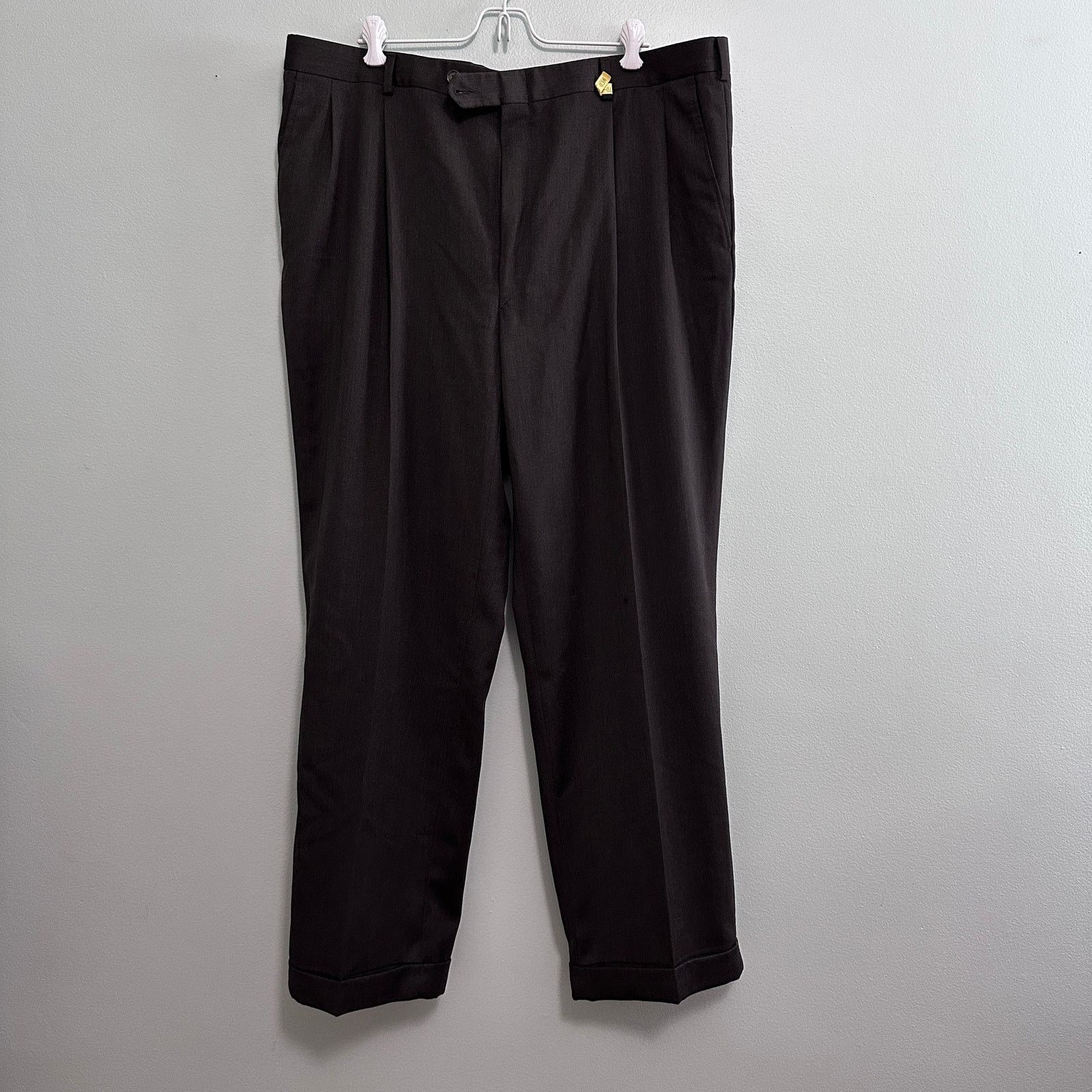 Burberry Burberry brown gray dress pants Size US 38 / EU 54 - 2 Thumbnail