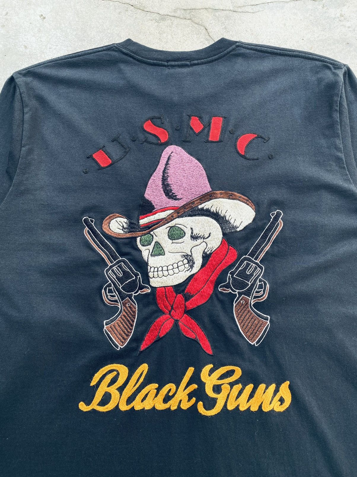 Toyo Enterprises Vintage Toyo Enterprise Black Guns Long Sleeve Tees Size US L / EU 52-54 / 3 - 10 Thumbnail