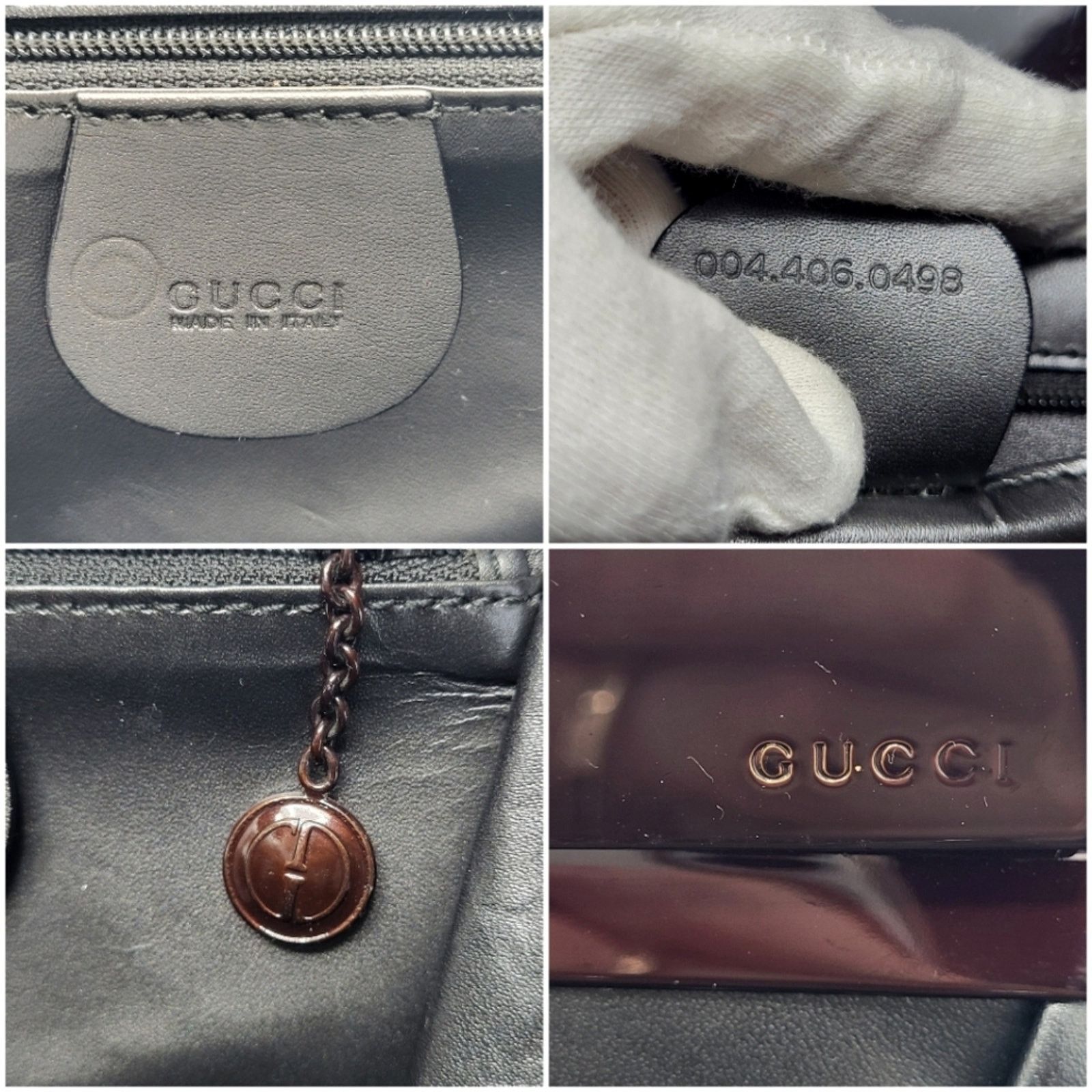 Gucci Gucci Rare Vintage Structured Leather Clutch Shoulder Bag Size ONE SIZE - 11 Thumbnail