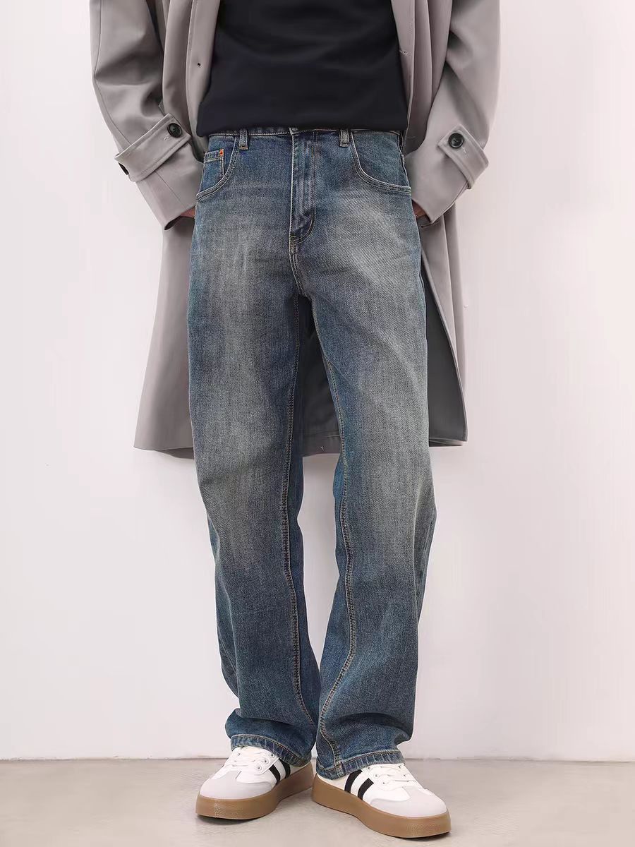Japanese Brand × Vintage Vintage street washed and aged stretch casual jeans Y2K Size US 34 / EU 50 - 1 Thumbnail