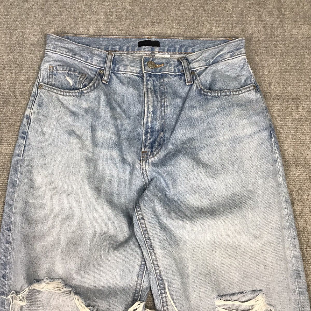 Japanese Brand JAPAN DESIGN UNIQLO DISTRESSED DENIM PANTS Size US 29 - 4 Thumbnail