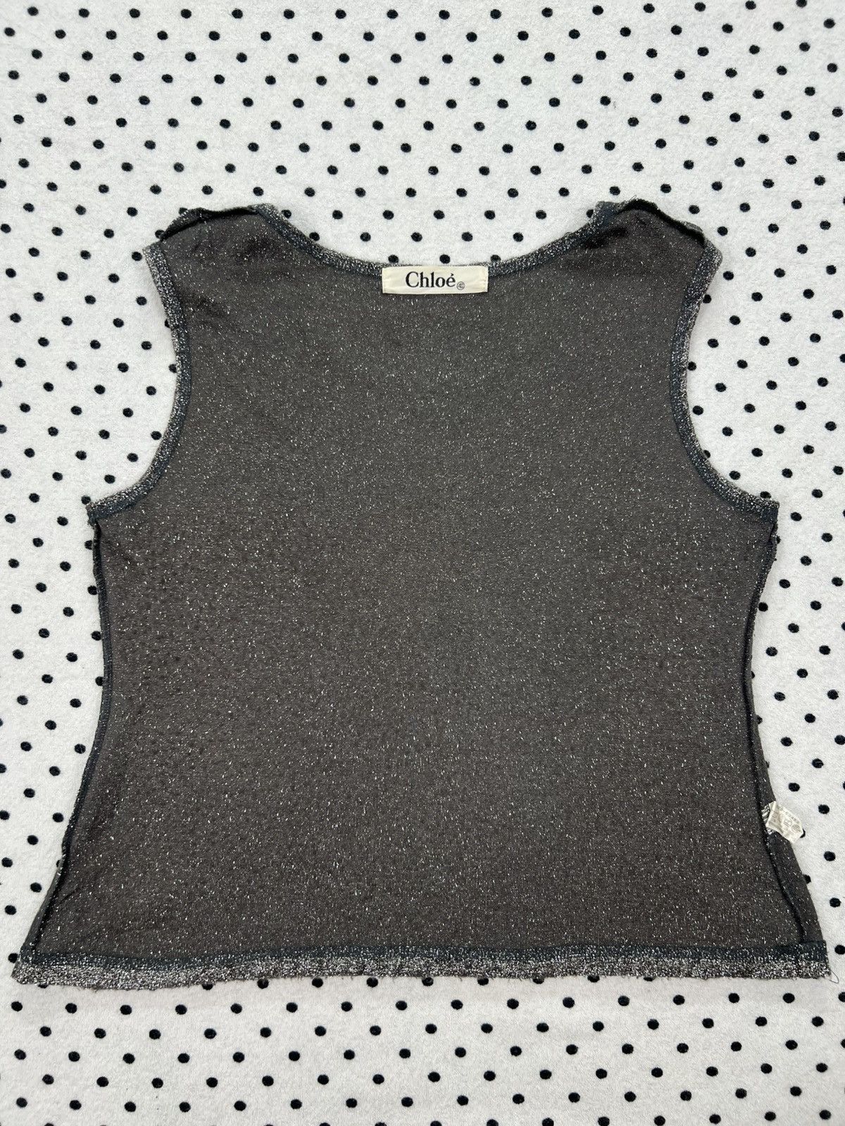 Chloe Chloe Glitter Tank Top Size S / US 4 / IT 40 - 4 Thumbnail