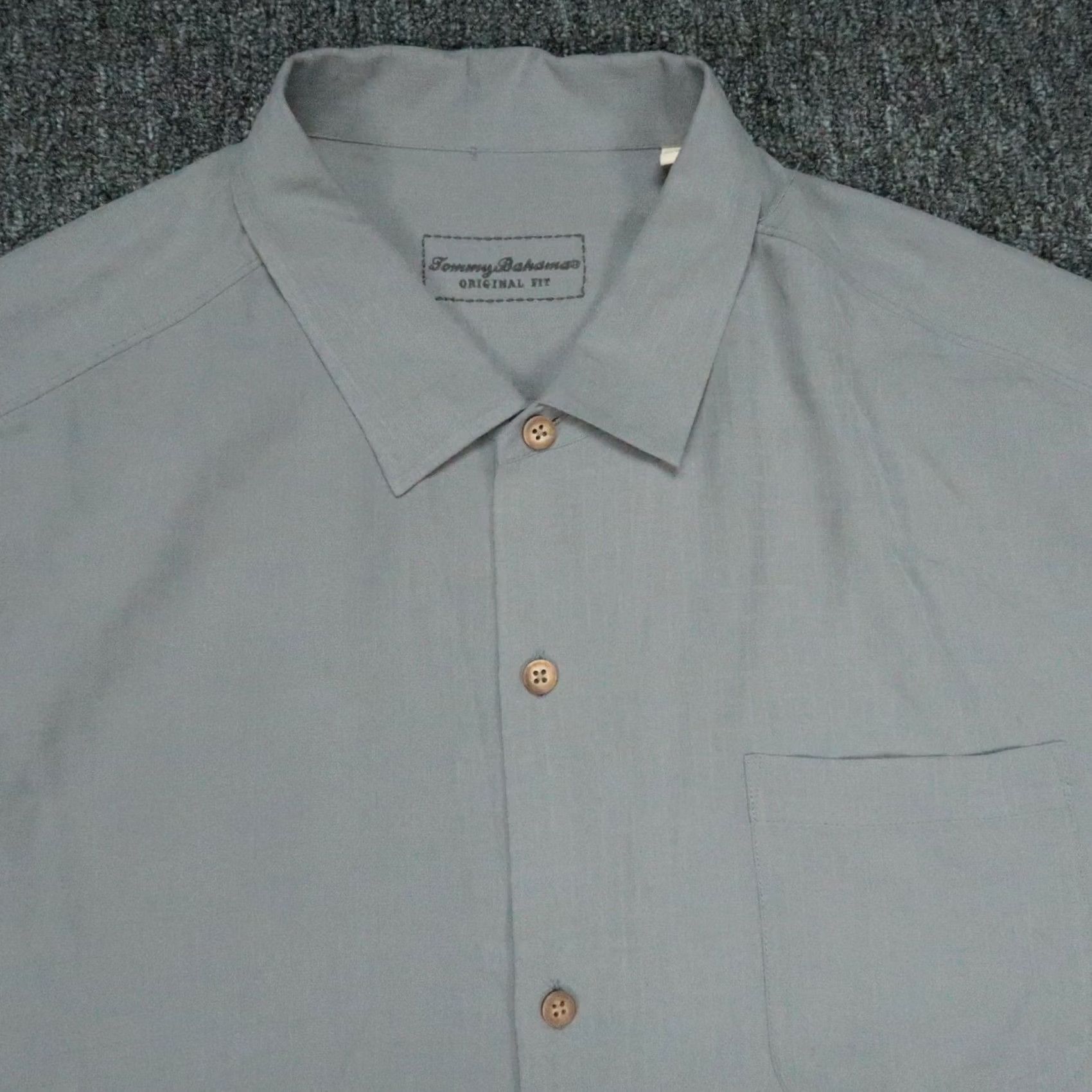 Tommy Bahama Tommy Bahama Shirt Mens XXL Gray Surf Paddle Board Short Sleeve Silk Beach Size US XXL / EU 58 / 5 - 3 Thumbnail