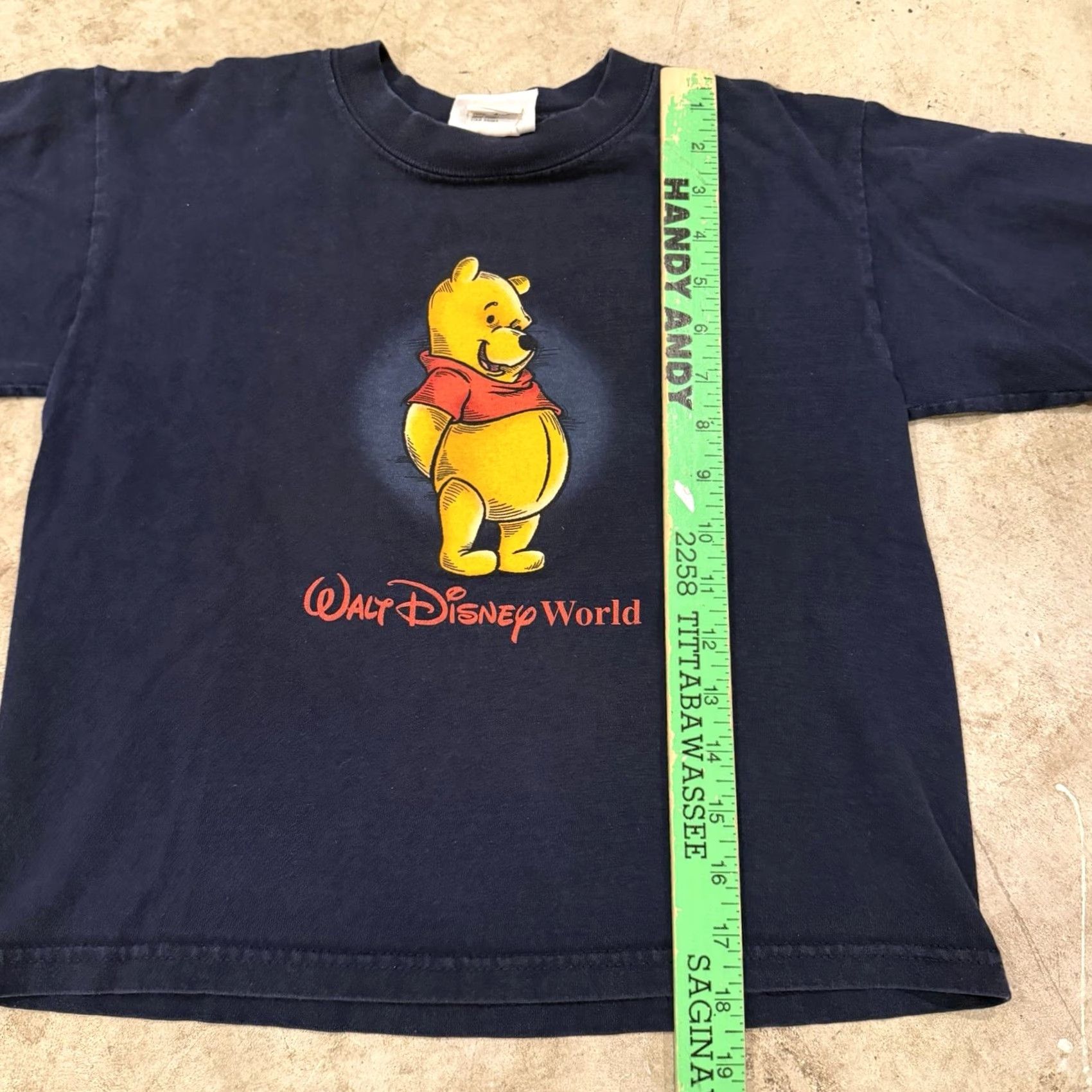 Disney VINTAGE Disney Winnie the Pooh Crew Neck Tee Shirt Blue Sz Small Men Shirt Pooh Logo 90s Disney Graphic Tee Size US S / EU 44-46 / 1 - 7 Thumbnail