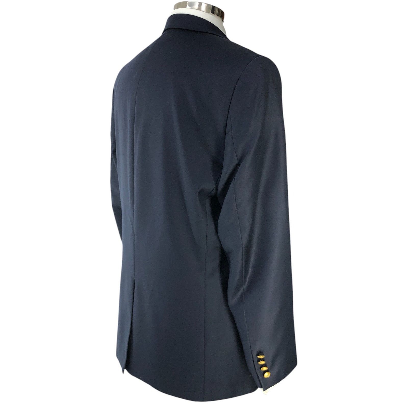 Lauren Ralph Lauren Ralph Lauren LRL Size 42R Blazer Jacket Navy Gold Buttons Size 42R - 10 Thumbnail