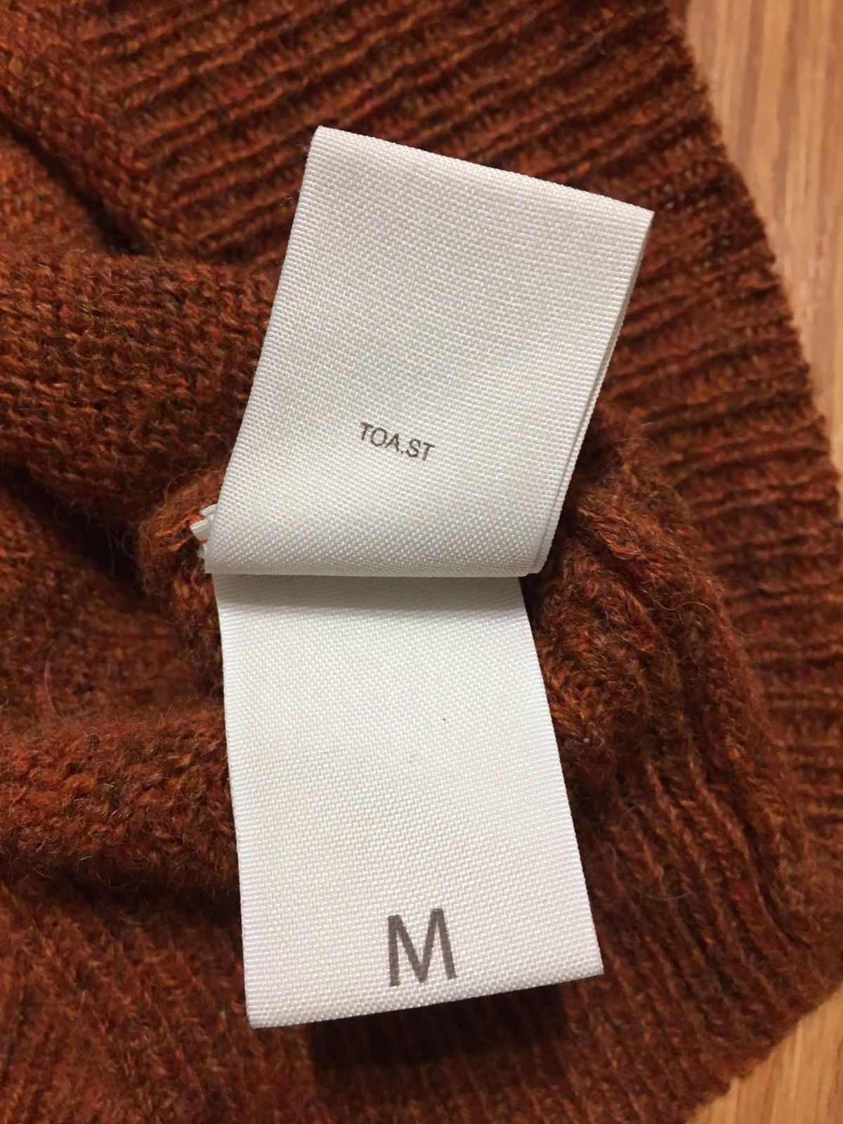 Designer TOAST Pure New Wool Knit Sweater Size M Size M / US 6-8 / IT 42-44 - 11 Thumbnail