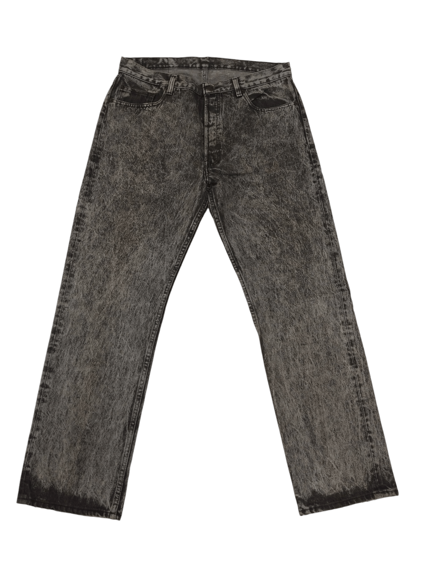If Six Was Nine × Levi's 💥Sendoffer💥 Rare acid wash Levis 501 80's black 36X 30 Size US 36 / EU 52 - 1 Thumbnail