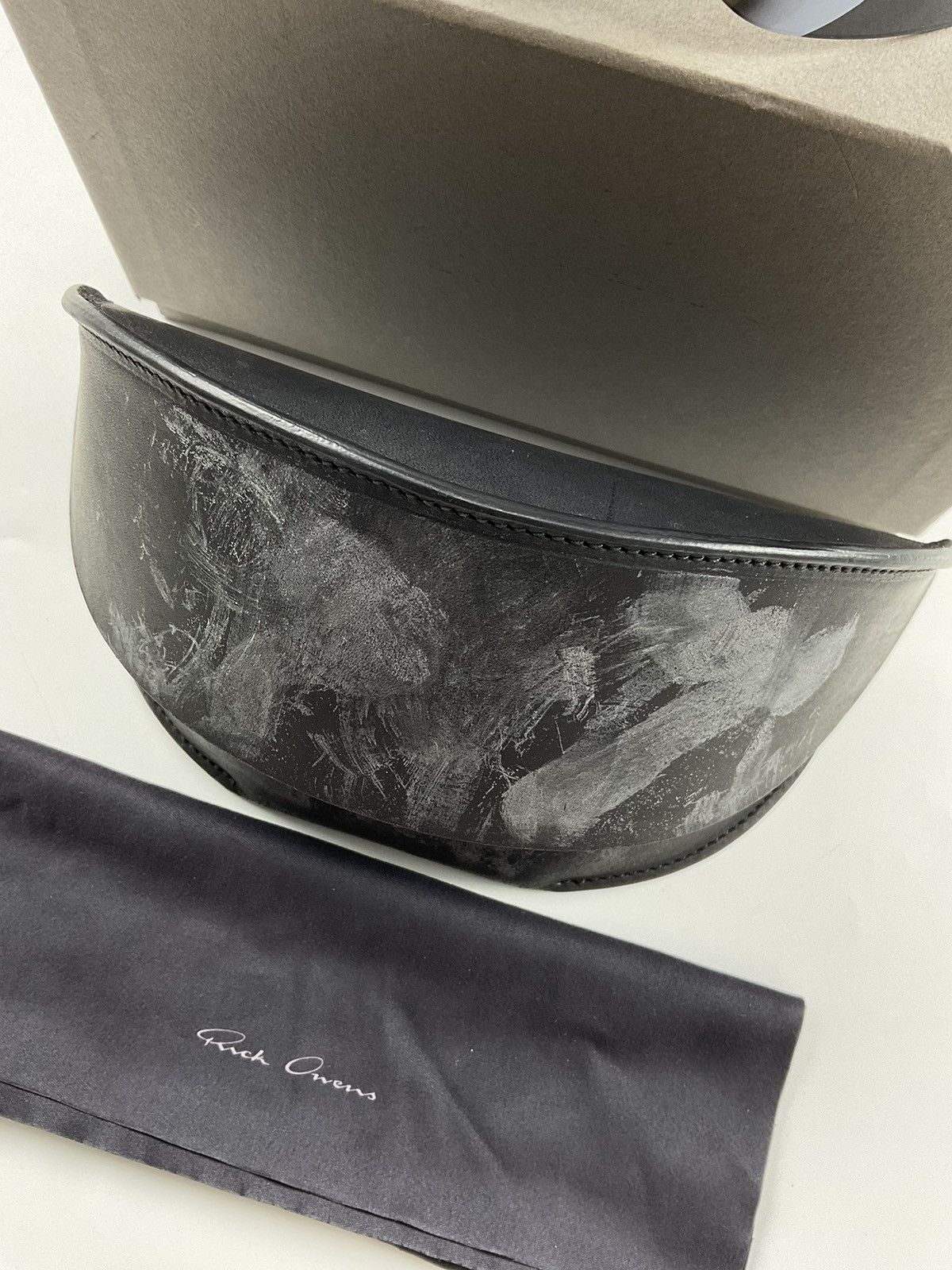 Rick Owens Rick Owens F/W'14 Moody Mask Shield Ram Horn Sunglass Size ONE SIZE - 3 Thumbnail