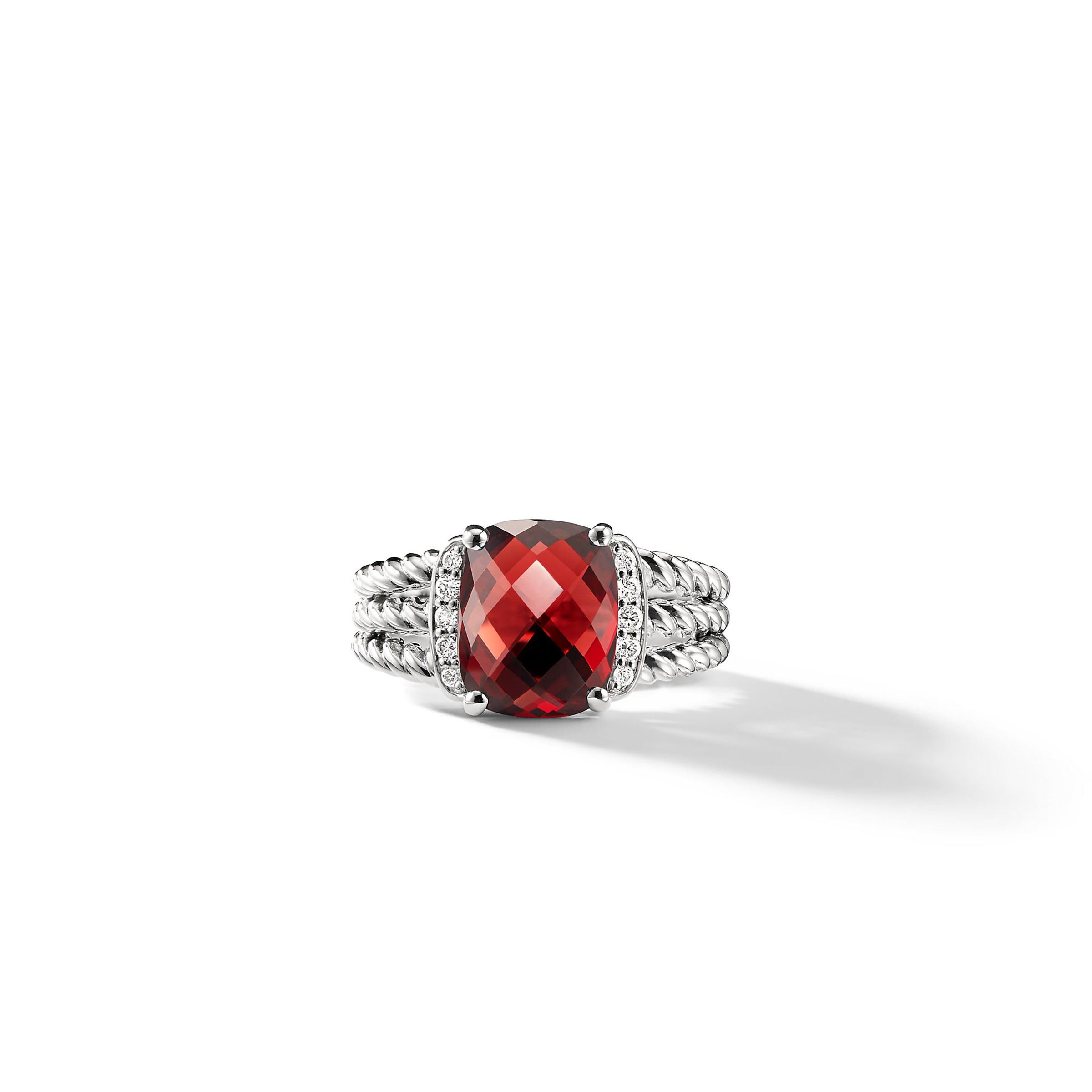 David Yurman o1w1db10526 R11028D Size:9/Petite Ring in Silver Size ONE SIZE - 2 Thumbnail
