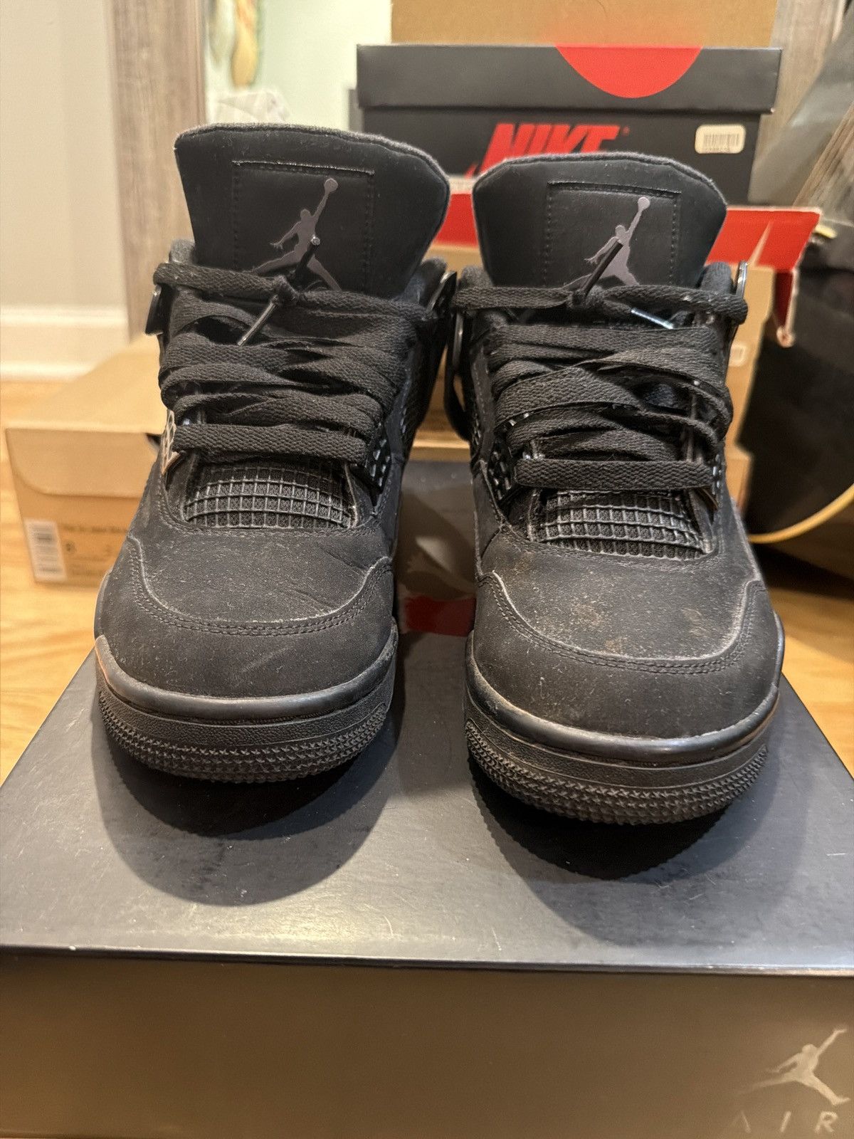 Nike Air Jordan 4 Retro 'Black Cat' 2020 Size US 8 / EU 41 - 3 Thumbnail