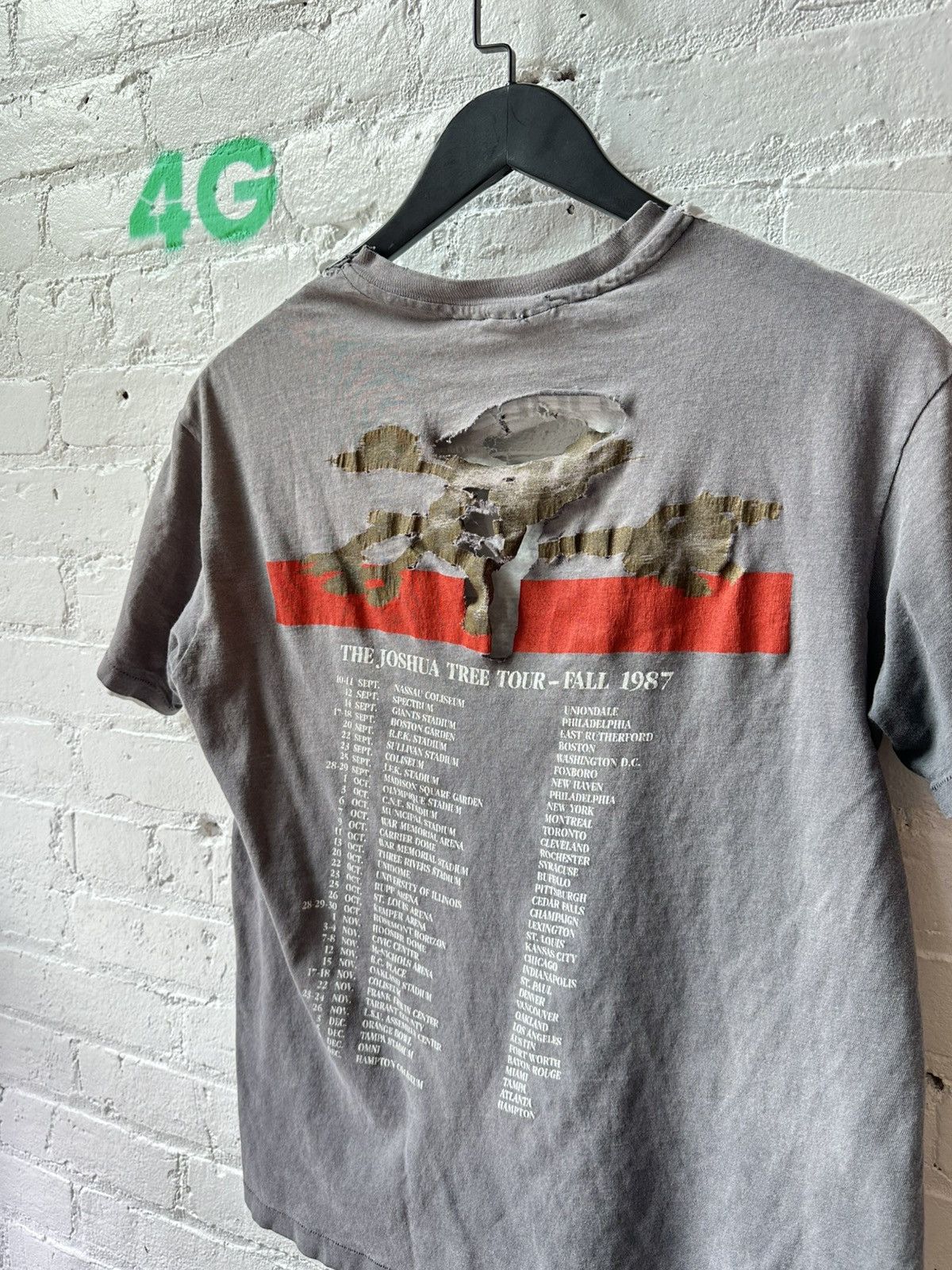 Vintage VINTAGE THRASHED RE-WORKED T SZ M Size US M / EU 48-50 / 2 - 2 Thumbnail