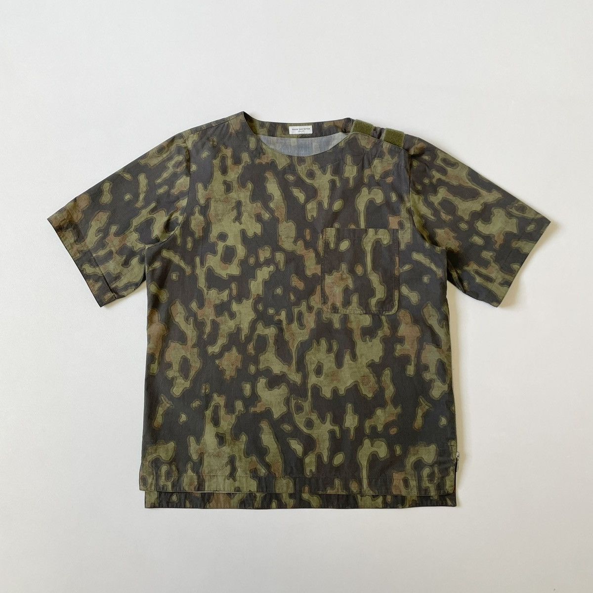 Dries Van Noten S/S 13 Camo Print Utility Top Size US M / EU 48-50 / 2 - 18 Thumbnail