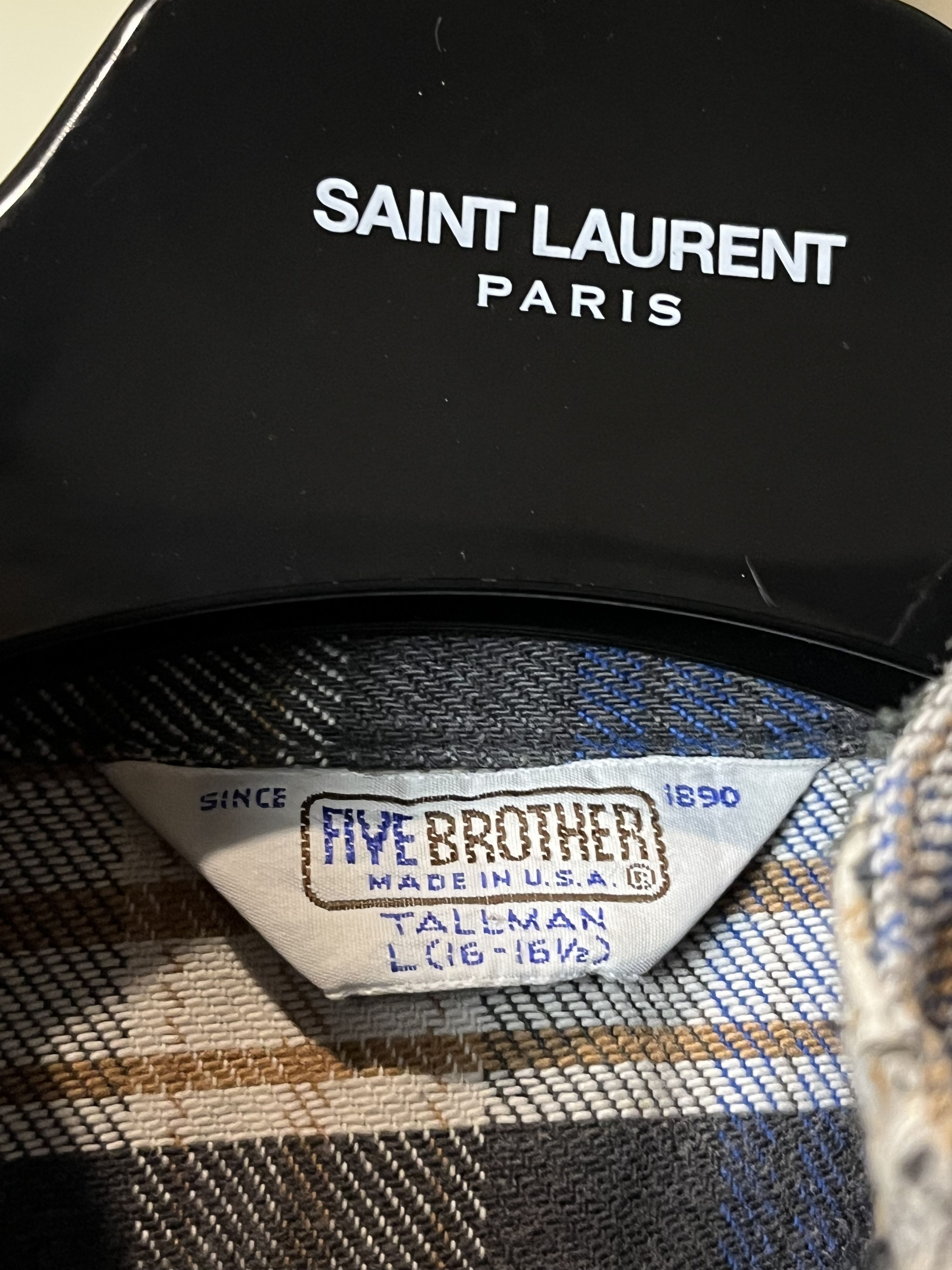 FiveBrother × Vintage Vintage 80s Five Brother Button Down Checked Cotton Shirt Size US M / EU 48-50 / 2 - 4 Thumbnail