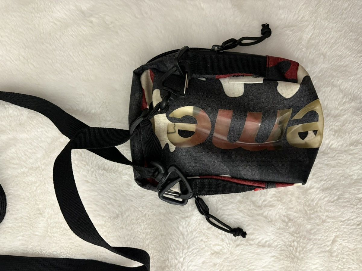 Supreme Supreme Neck Pouch Red Camo Size ONE SIZE - 4 Thumbnail