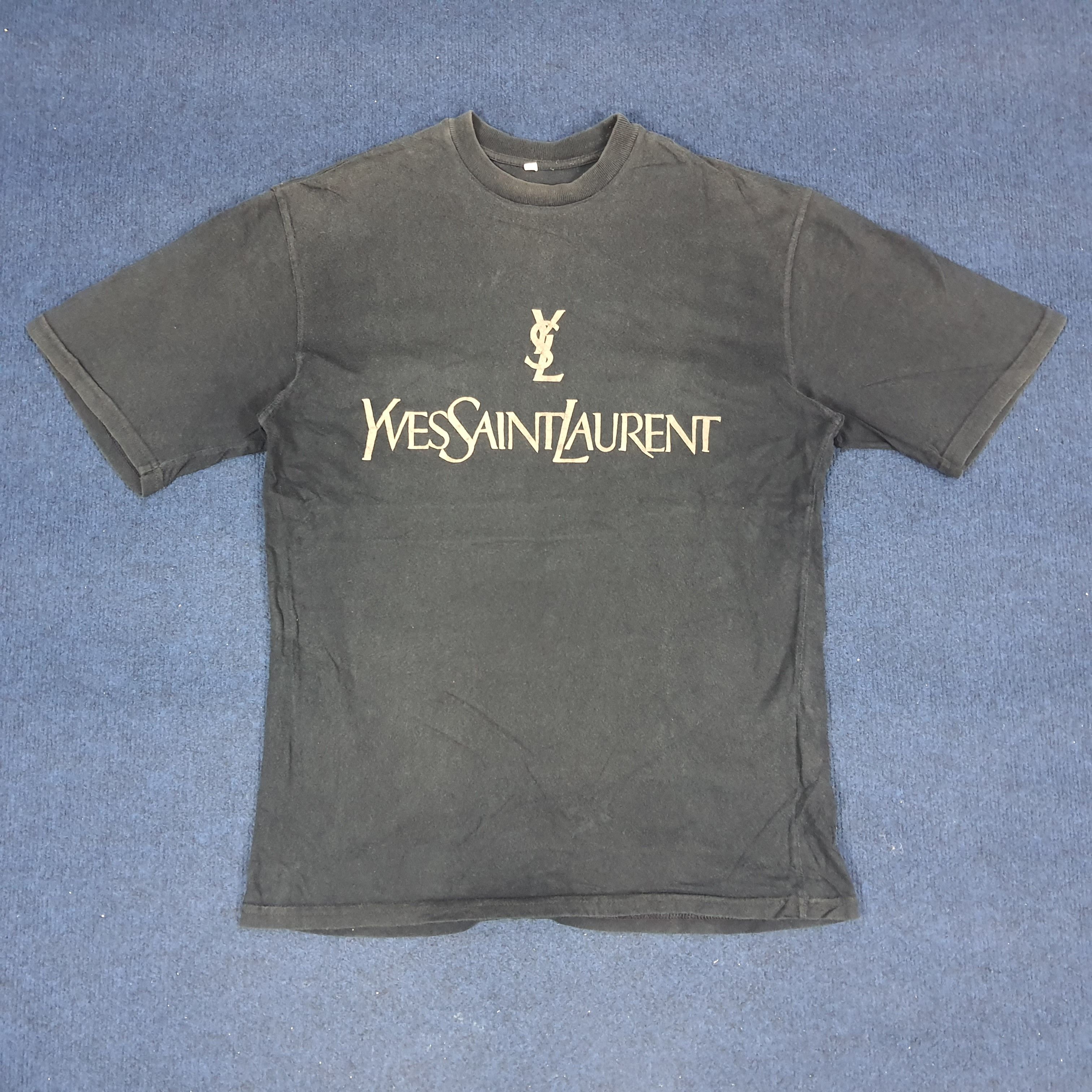Designer × Vintage Vintage Yves Saint Laurent Designer T-shirt Size US M / EU 48-50 / 2 - 1 Thumbnail