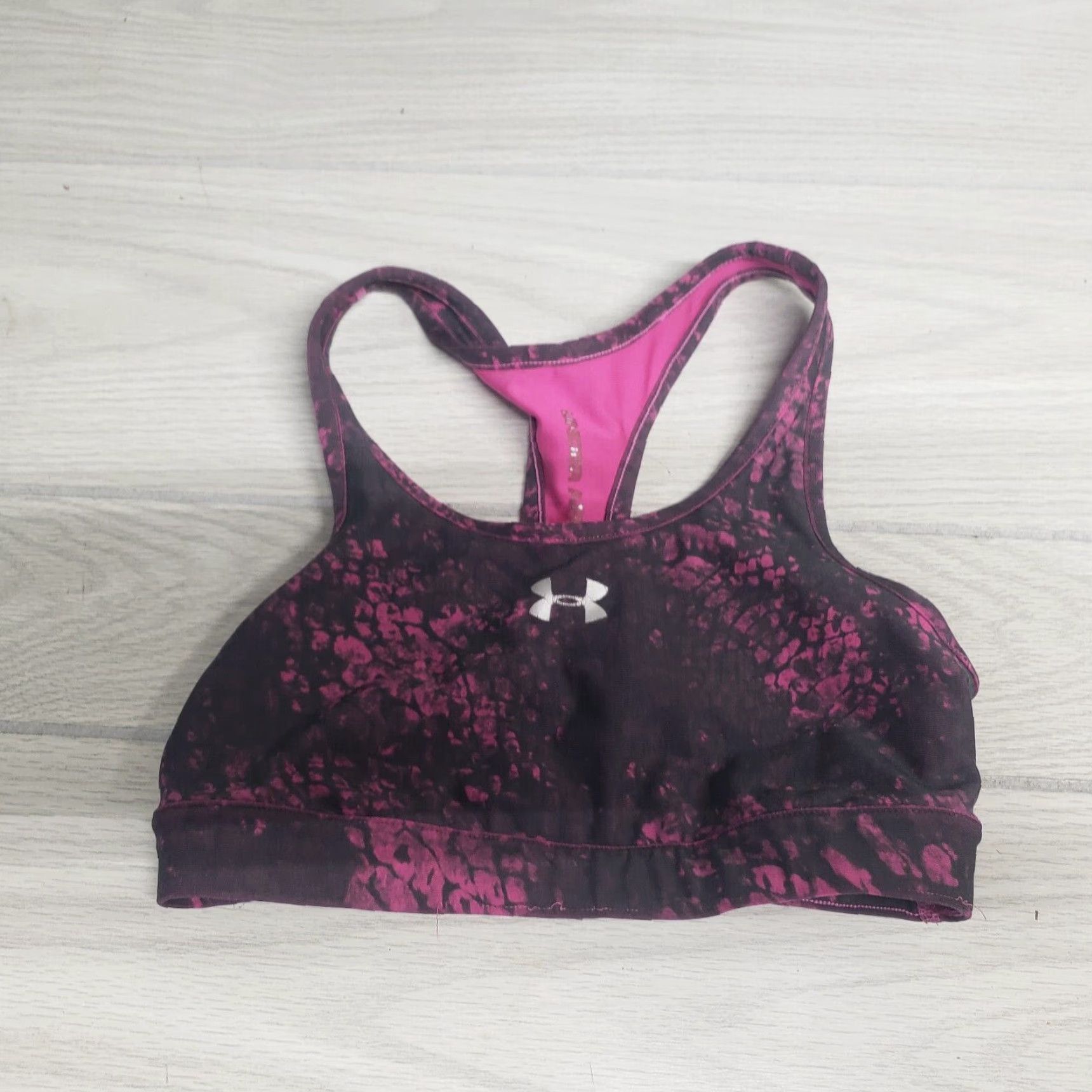 Under Armour UNDER ARMOUR Sports Bra XS Gray Yoga Running - Under Armour Bra Sports Shirt Women XS Multicolor Hip Hop Modern Activewear Size ONE SIZE - 2 Thumbnail