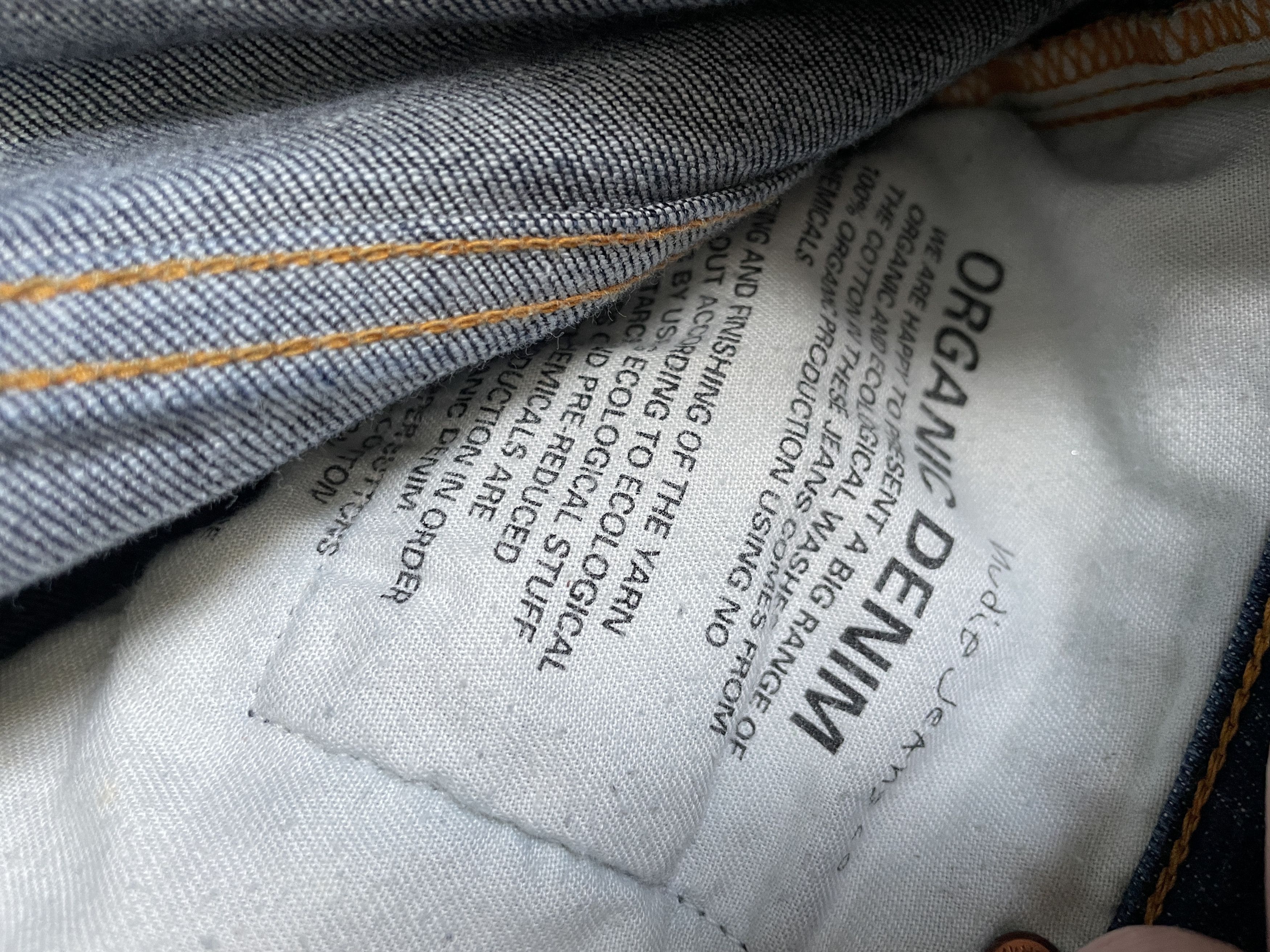 Japanese Brand × Jean × Nudie Jeans NAVY DENIM NUDIE JEANS THIN FINN SLKINNY DENIM Size US 31 - 6 Thumbnail
