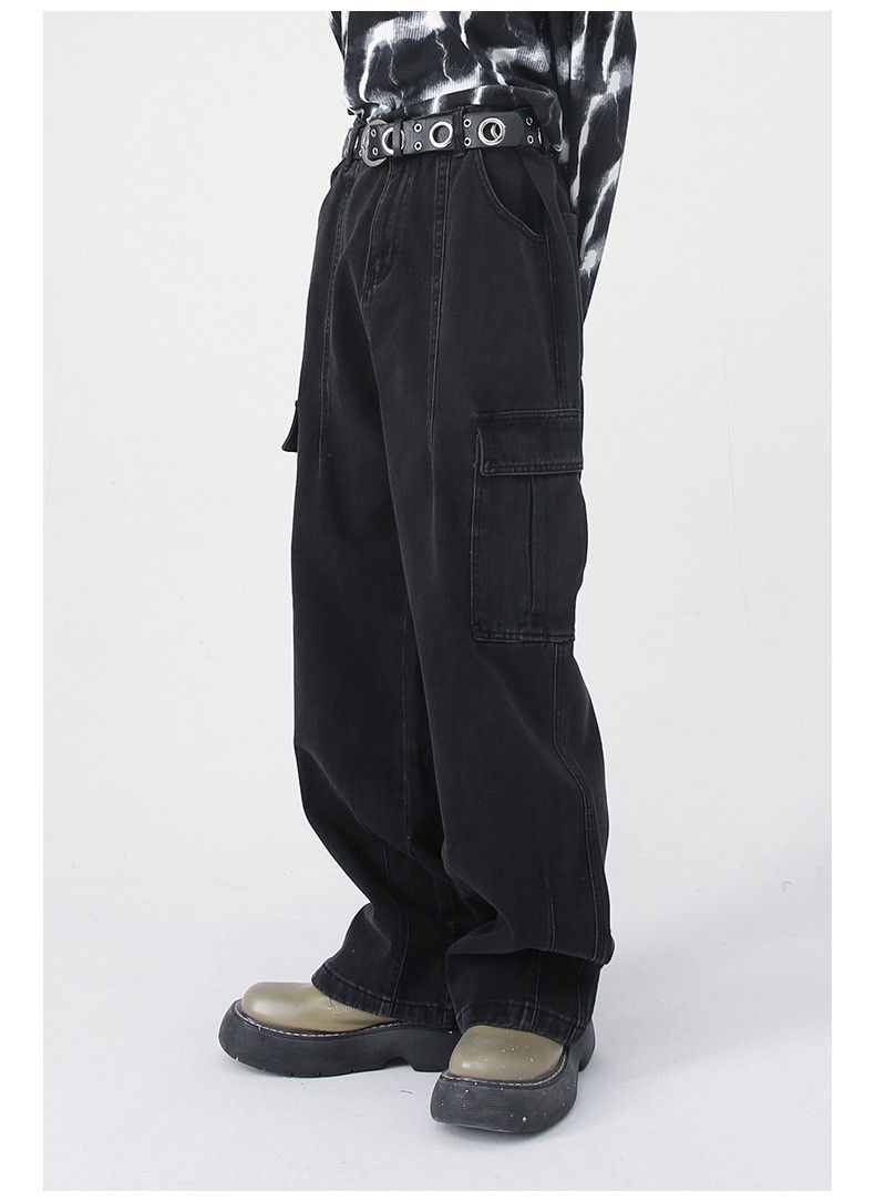 Japanese Brand × Jean Men's straight loose multi-pocket vintage work jeans Size US 32 / EU 48 - 4 Thumbnail