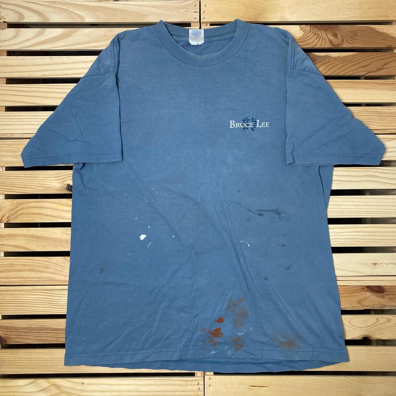 AAA Vintage Bruce Lee Dragon's Roar Blue Movie Promo Tee Size XL Size US XL / EU 56 / 4 - 2 Thumbnail