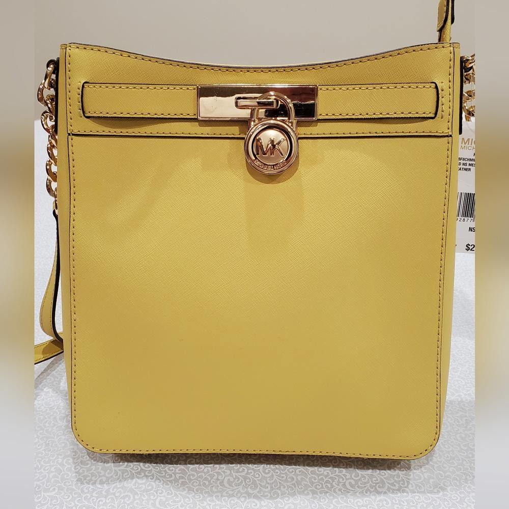 Michael Kors Saffiano Hamilton MD NS Messenger NWT (New)