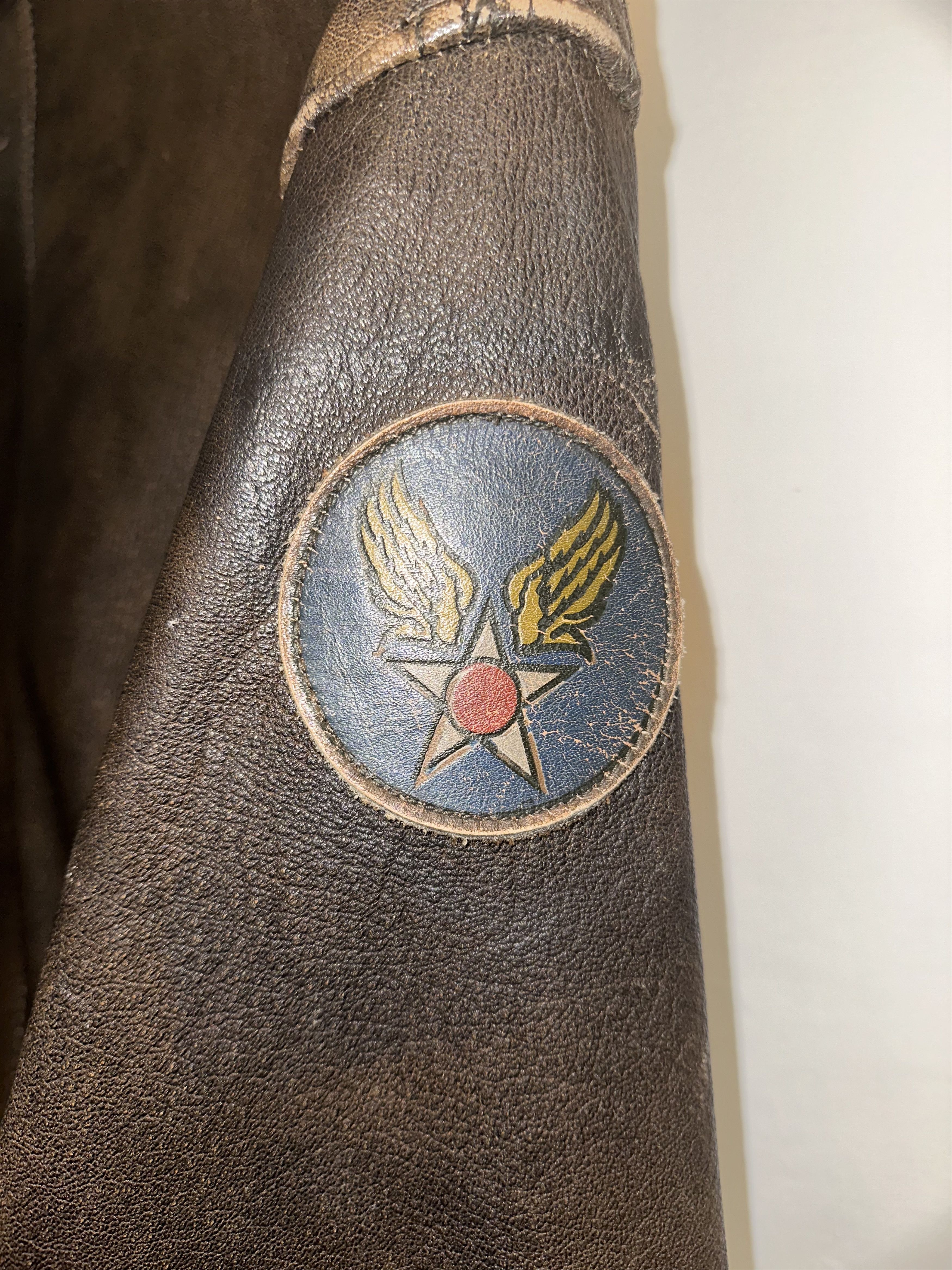 Leather Avirex Type A-2 Flying Tigers Leather Flight Jacket Goatskin Size US M / EU 48-50 / 2 - 6 Thumbnail