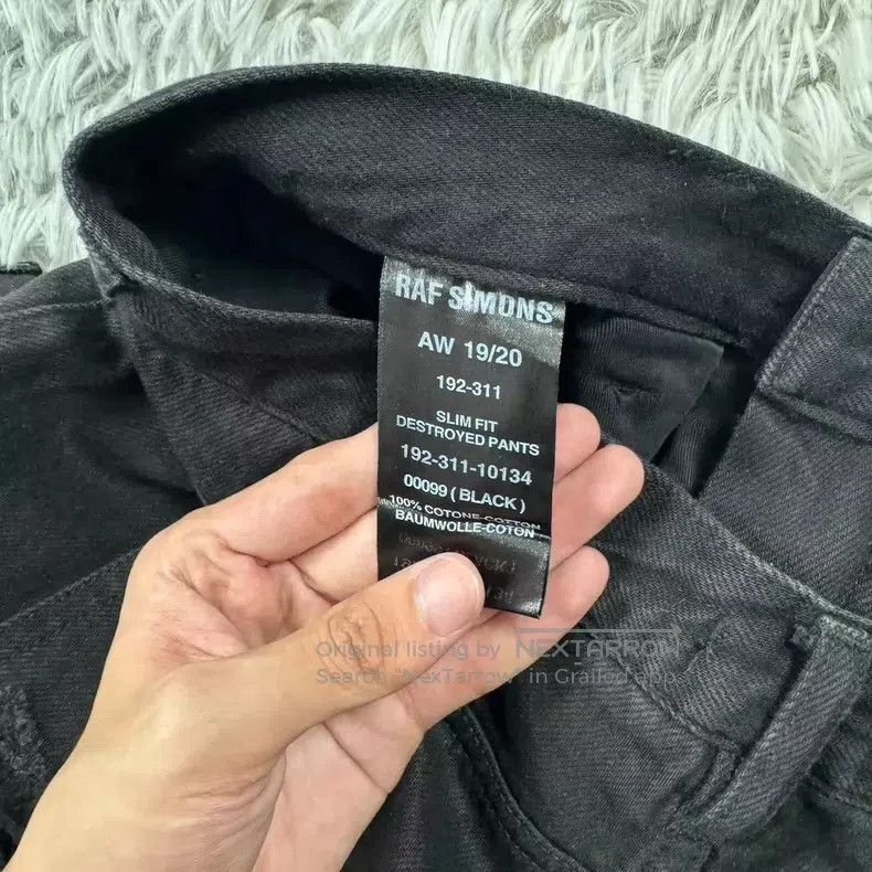 Raf Simons Raf Simons 19AW double-layer destruction cowboy pants Size US 30 / EU 46 - 8 Thumbnail