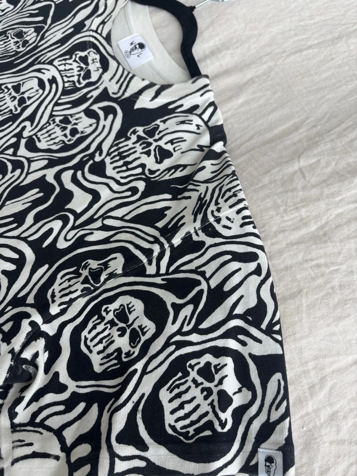 Warren Lotas WARREN LOTAS Reaper All Over T-Shirt Black White XXL Size US XXL / EU 58 / 5 - 3 Thumbnail